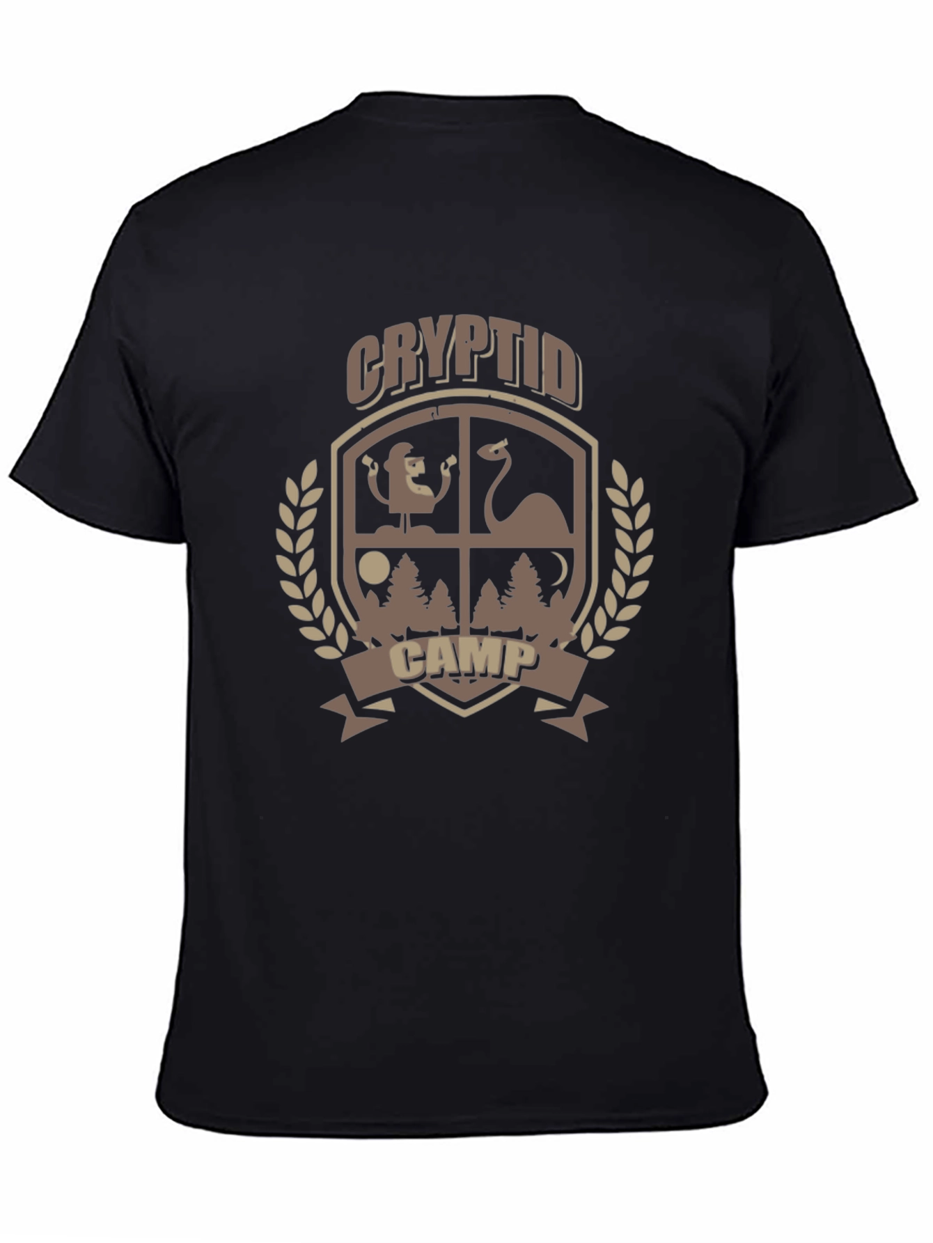 Black Cryptid Camp Graphic Tee view 4