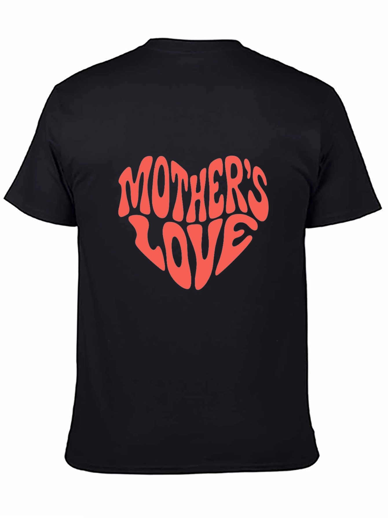 Black Mother's Love Heart Graphic T-Shirt view 4