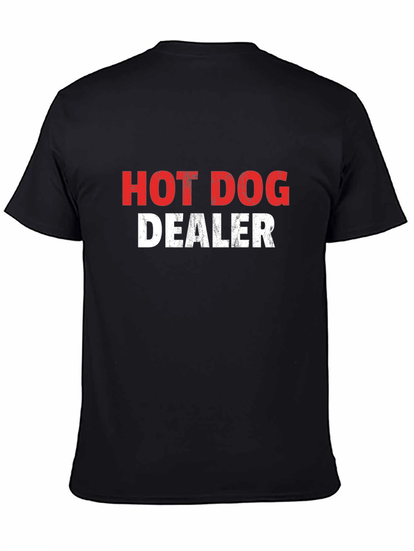 Black Hot Dog Dealer Graphic Tee view 4