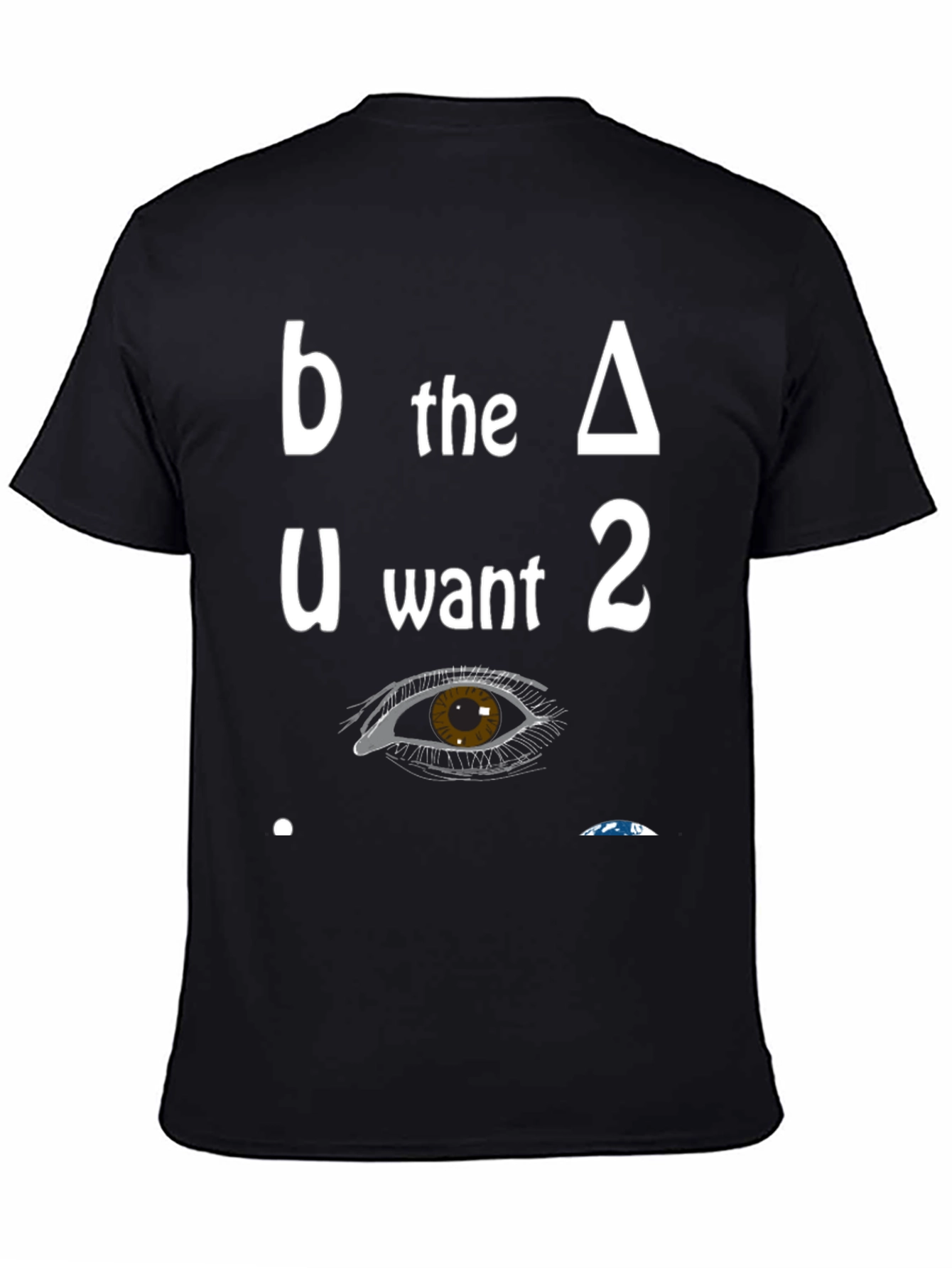 Black Be the Change T-Shirt Graphic Tee view 4