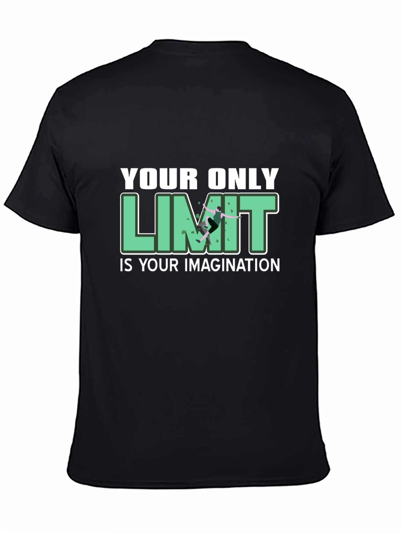 Black Limitless Imagination Tee view 4