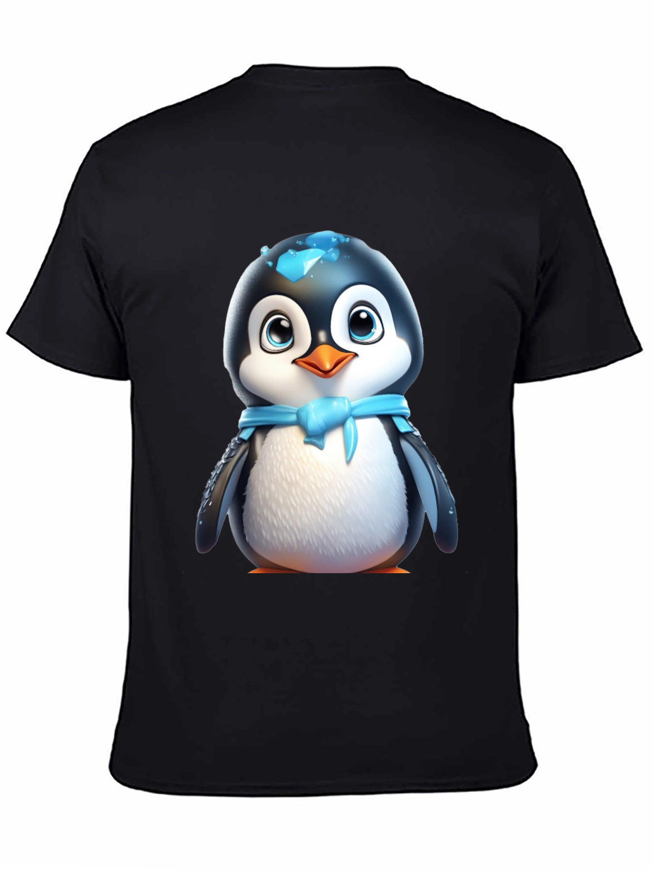 Cute Cartoon Penguin T-Shirt - 4