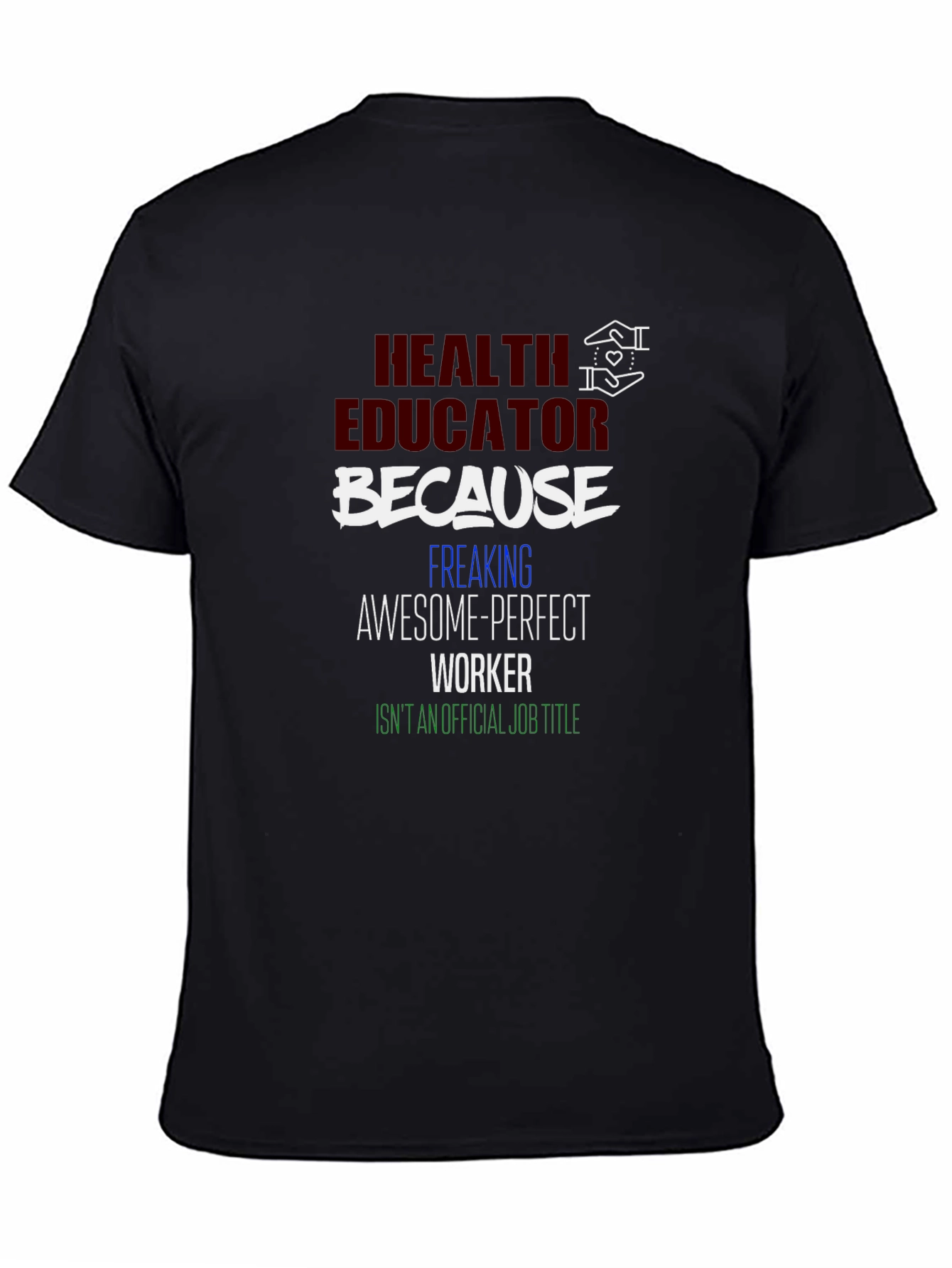 Black Health Educator Novelty Graphic Tee view 4