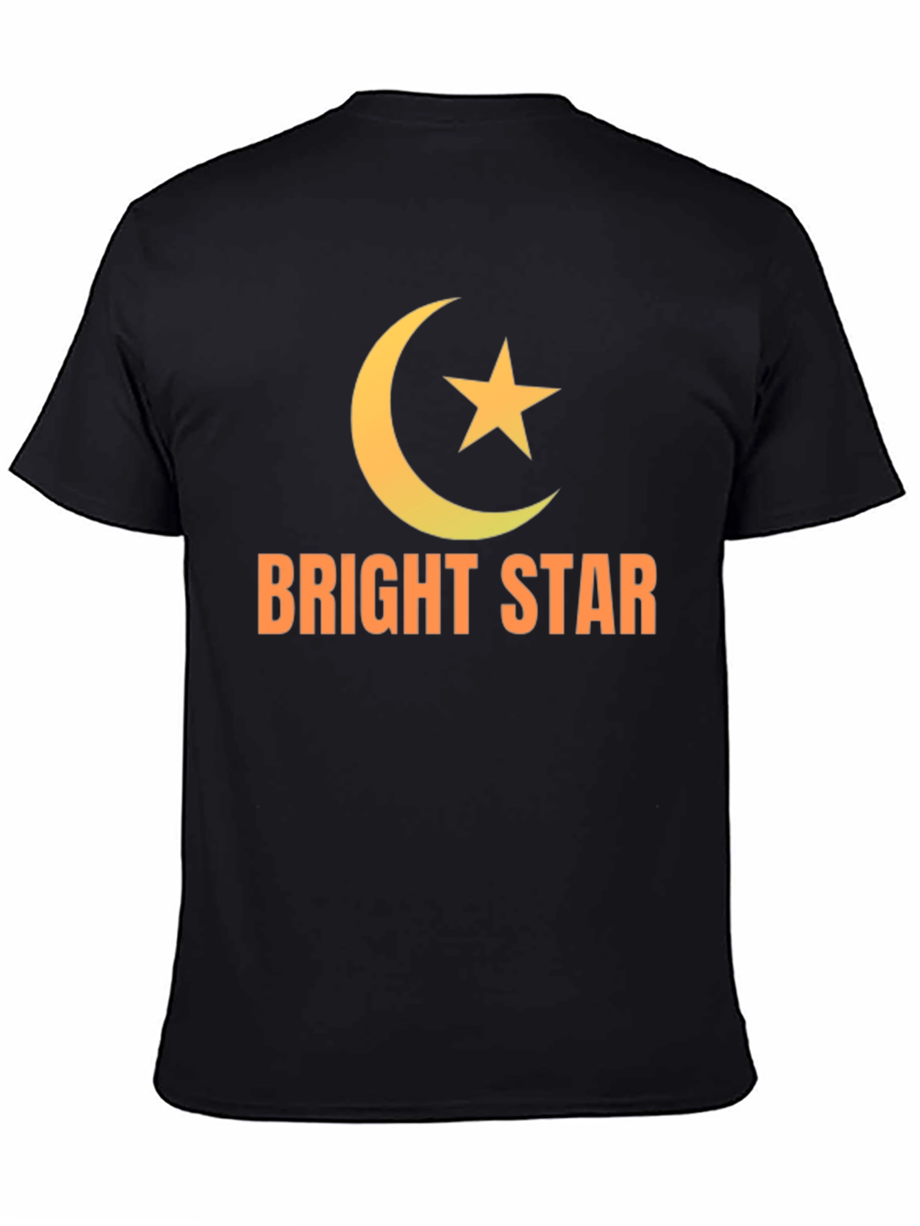 Black Bright Star Graphic T-Shirt - Black view 4