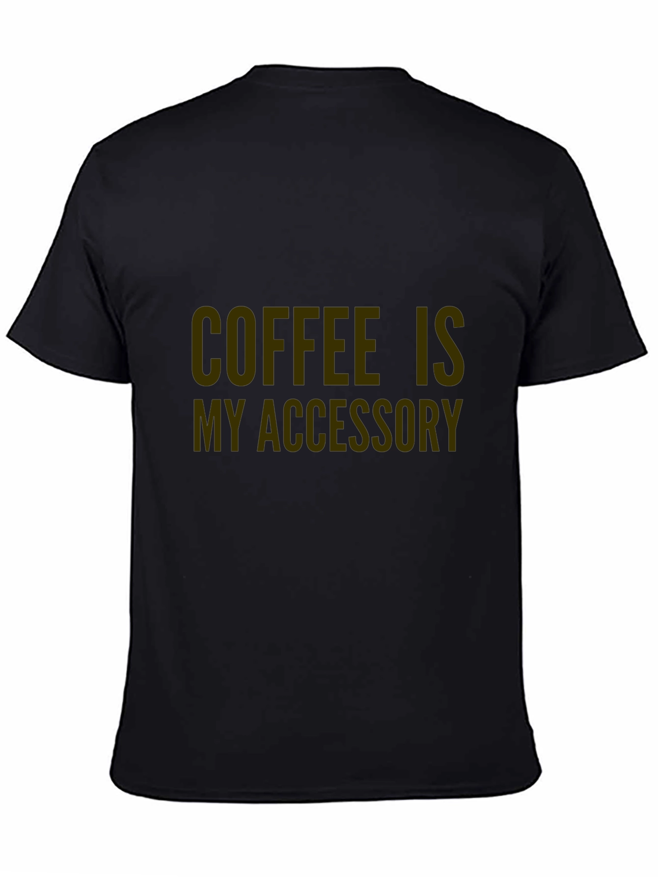 Black Coffee Is My Accessory Graphic Tee - Unisex view 4