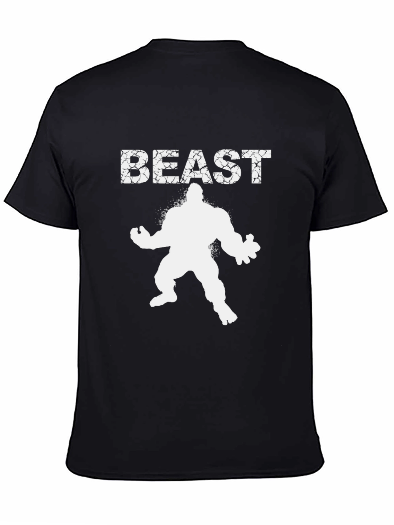 Black Beast Mode Black T-Shirt view 4