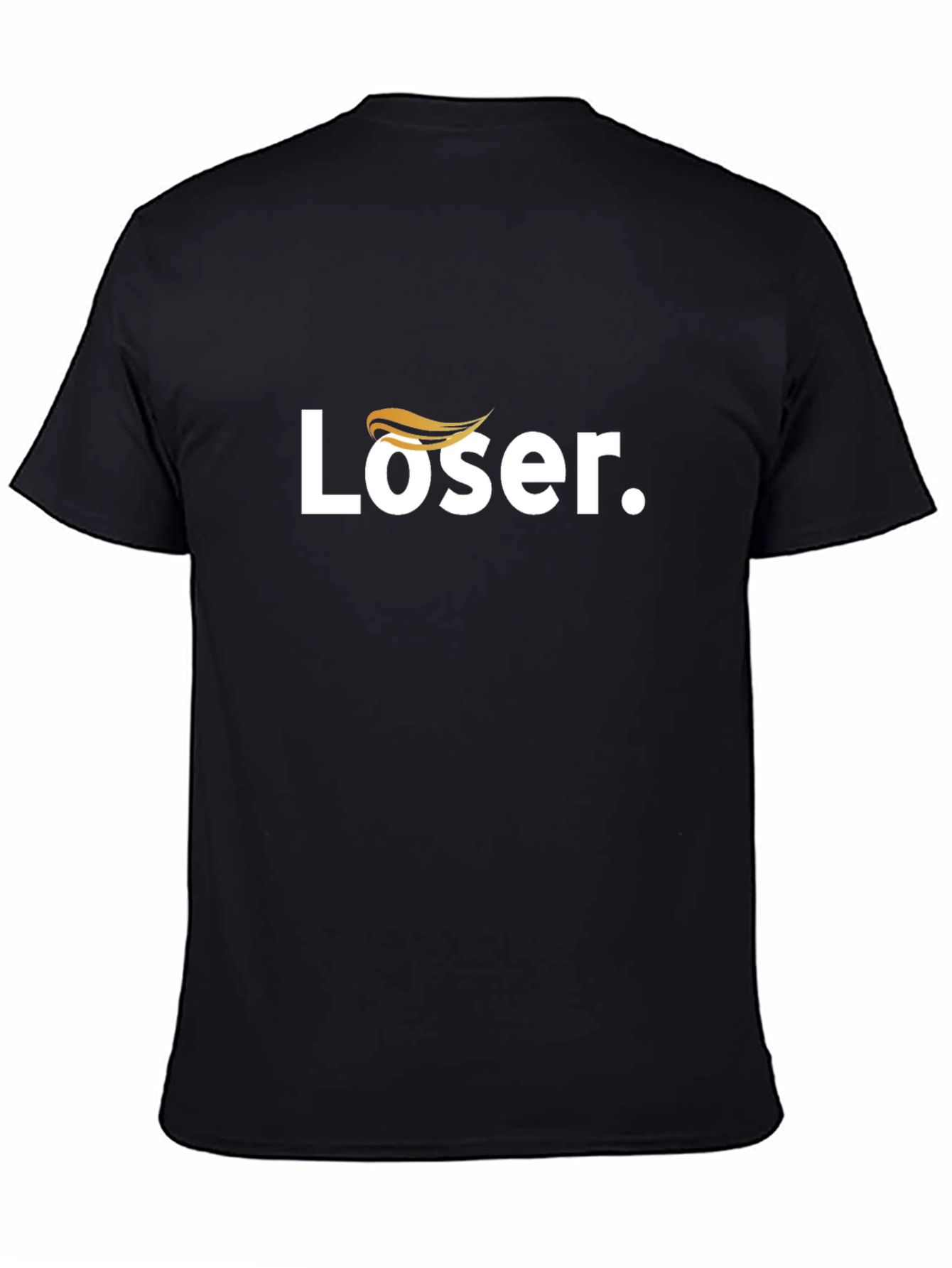 Black Loser T-Shirt - Humorous Graphic Tee view 4