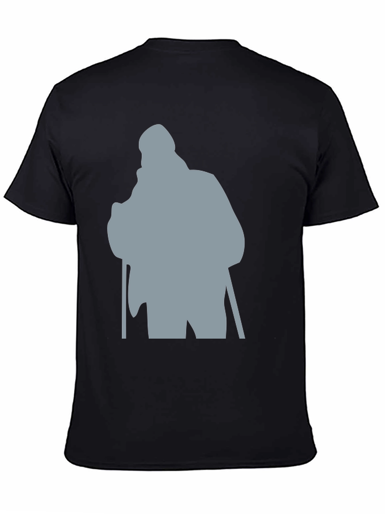 Black Silhouette Graphic T-Shirt - Black view 4