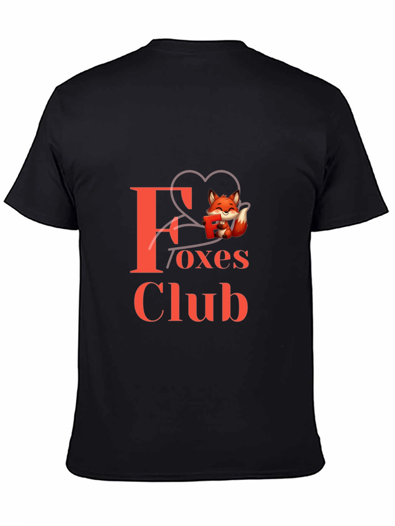 Black Foxes Club Graphic T-Shirt view 4