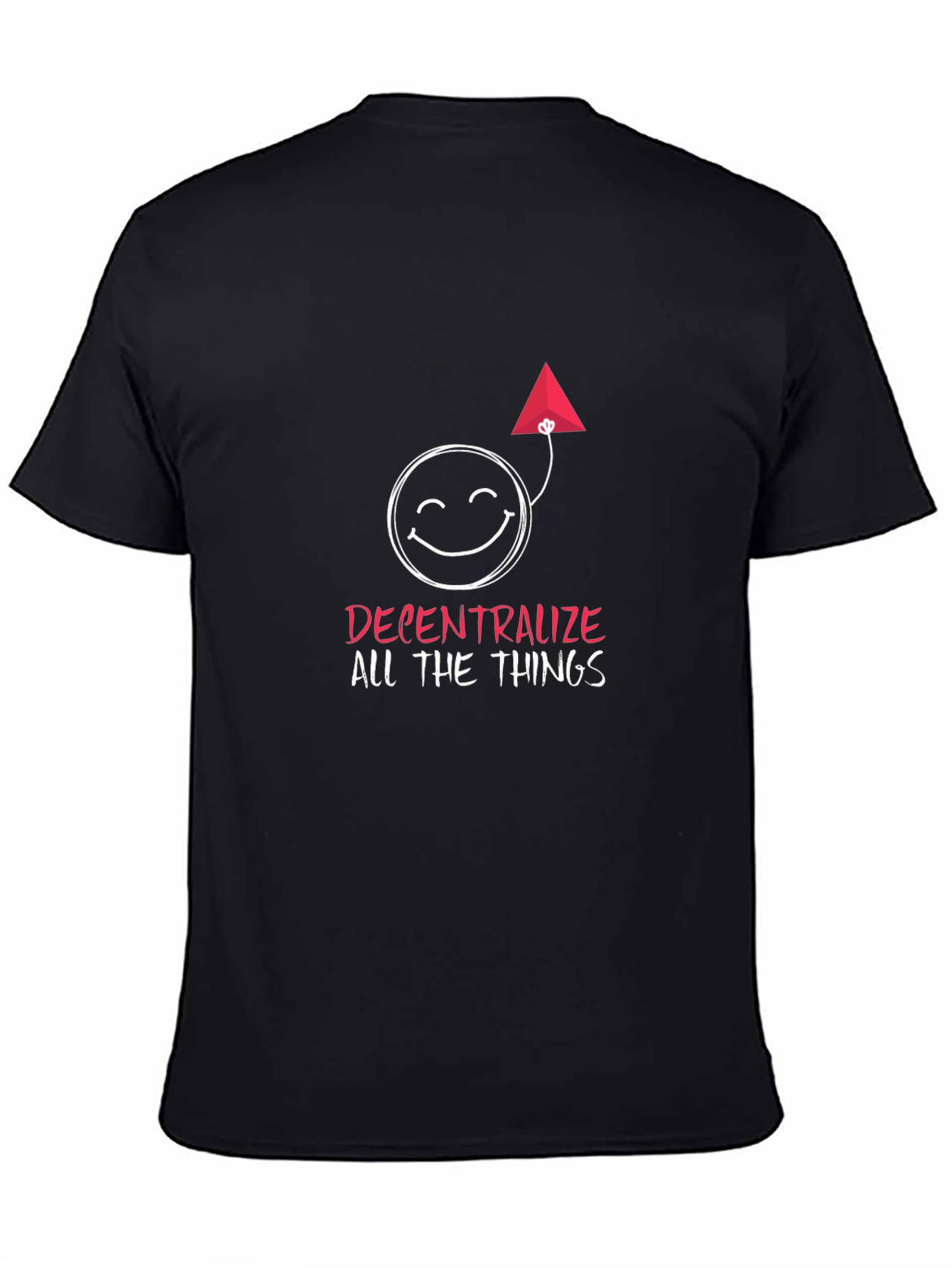 Black Decentralize All The Things Graphic Tee view 4
