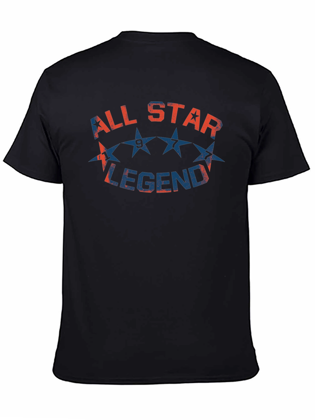 Black All Star Legend Black Graphic Tee view 4