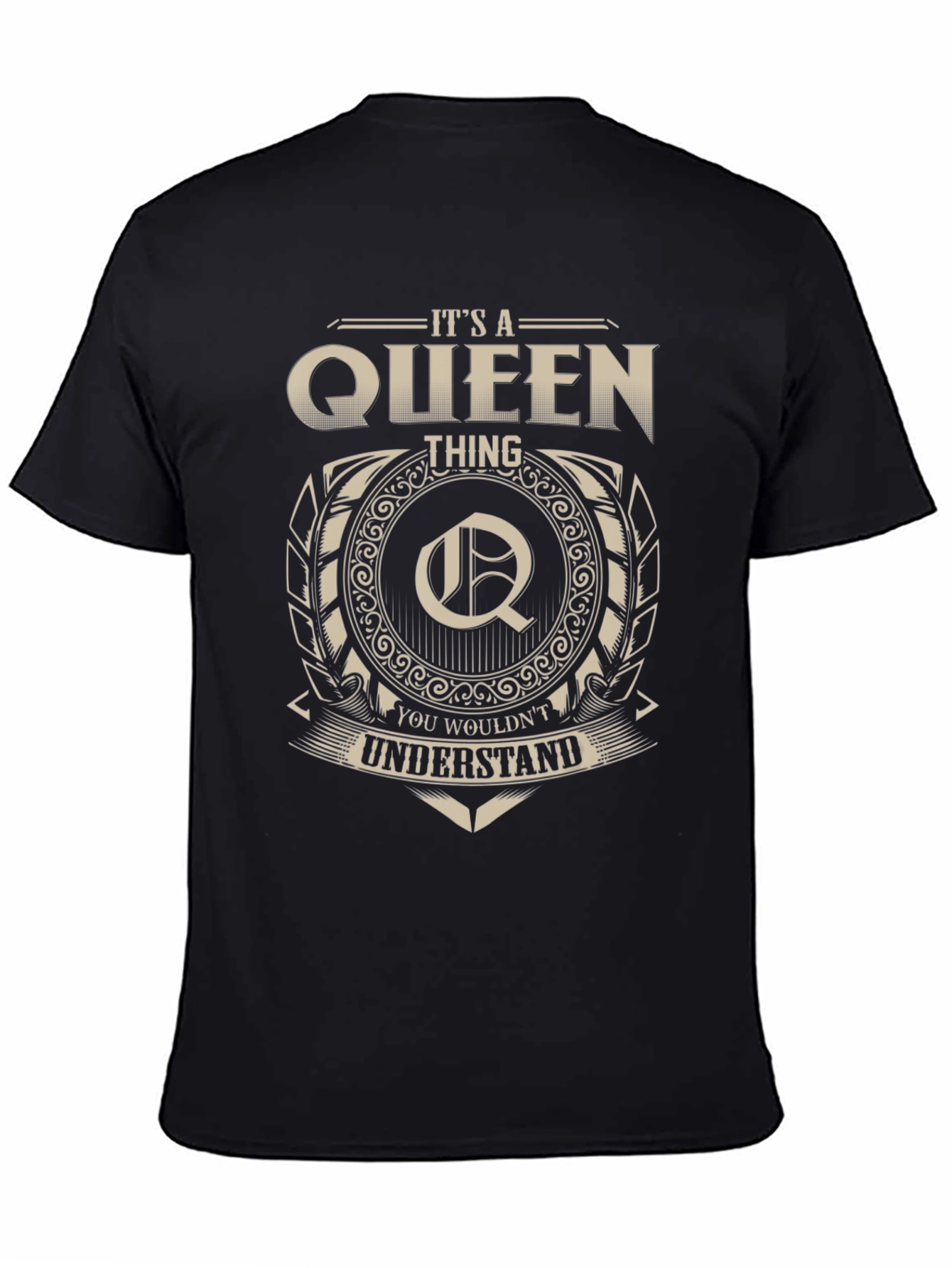 Black It's A Queen Thing Graphic T-Shirt view 4