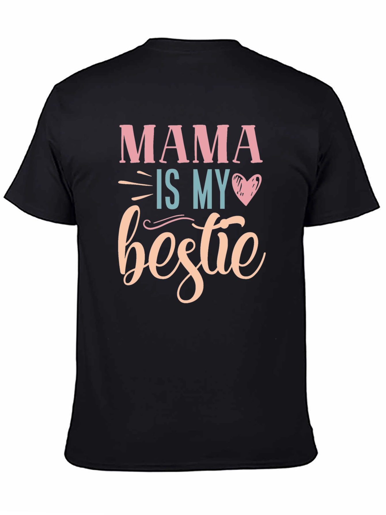 Black Mama Is My Bestie - Graphic T-Shirt view 4