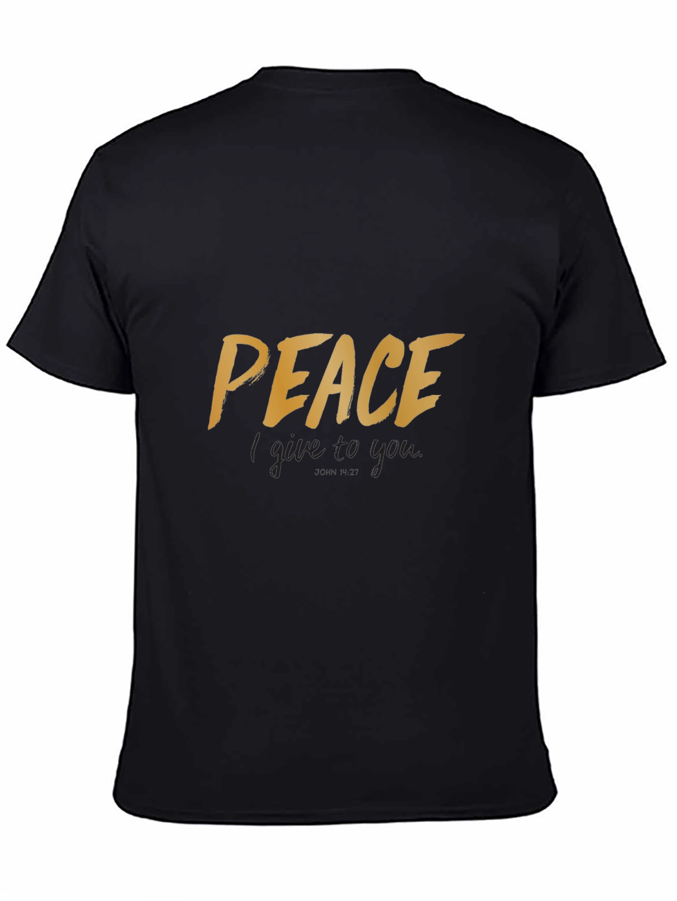 Black Peace T-Shirt - Stylish & Comfortable view 4
