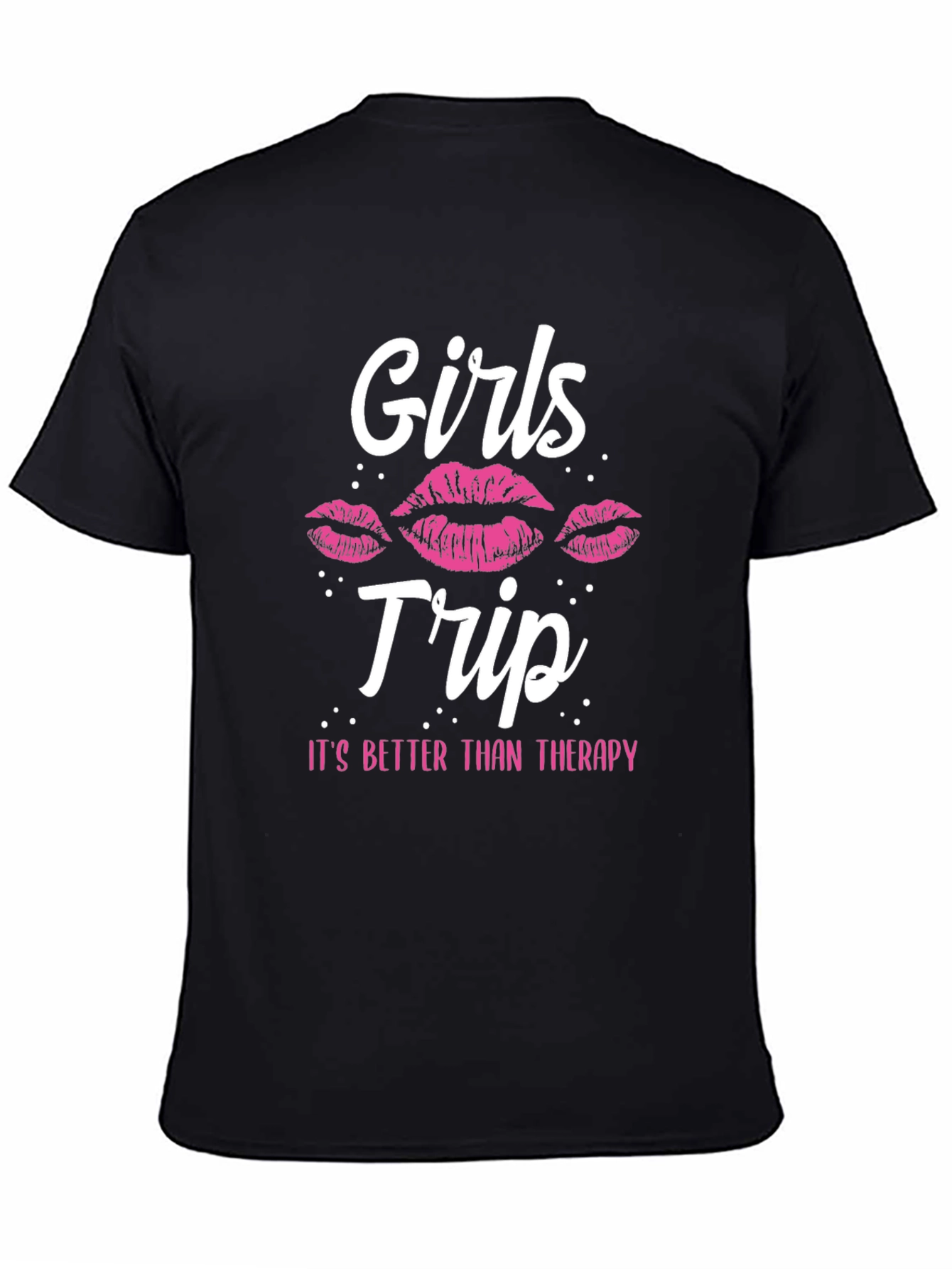 Black Girls Trip Therapy T-Shirt view 4