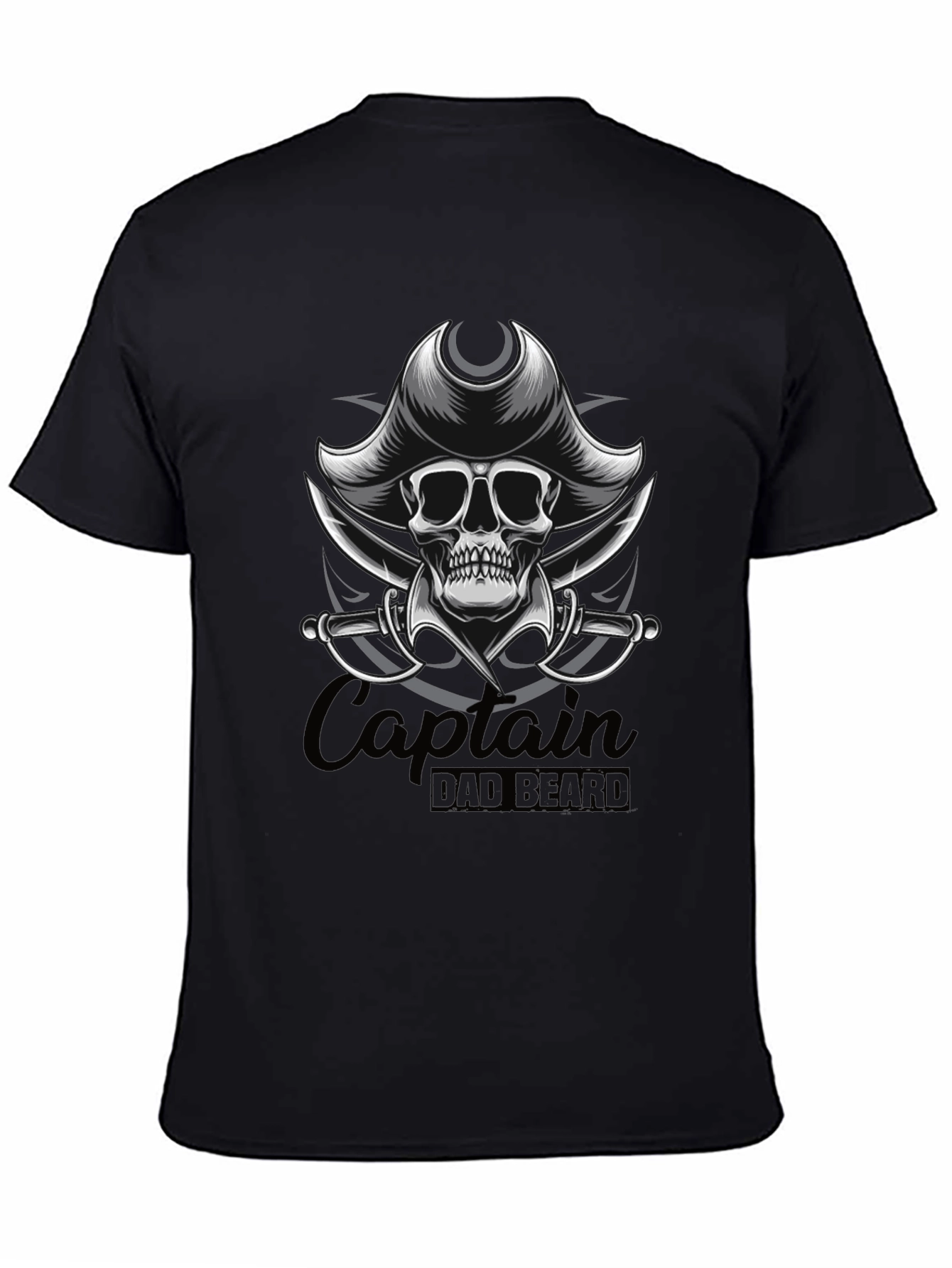 Captain Dad Beard Graphic T-Shirt - 4