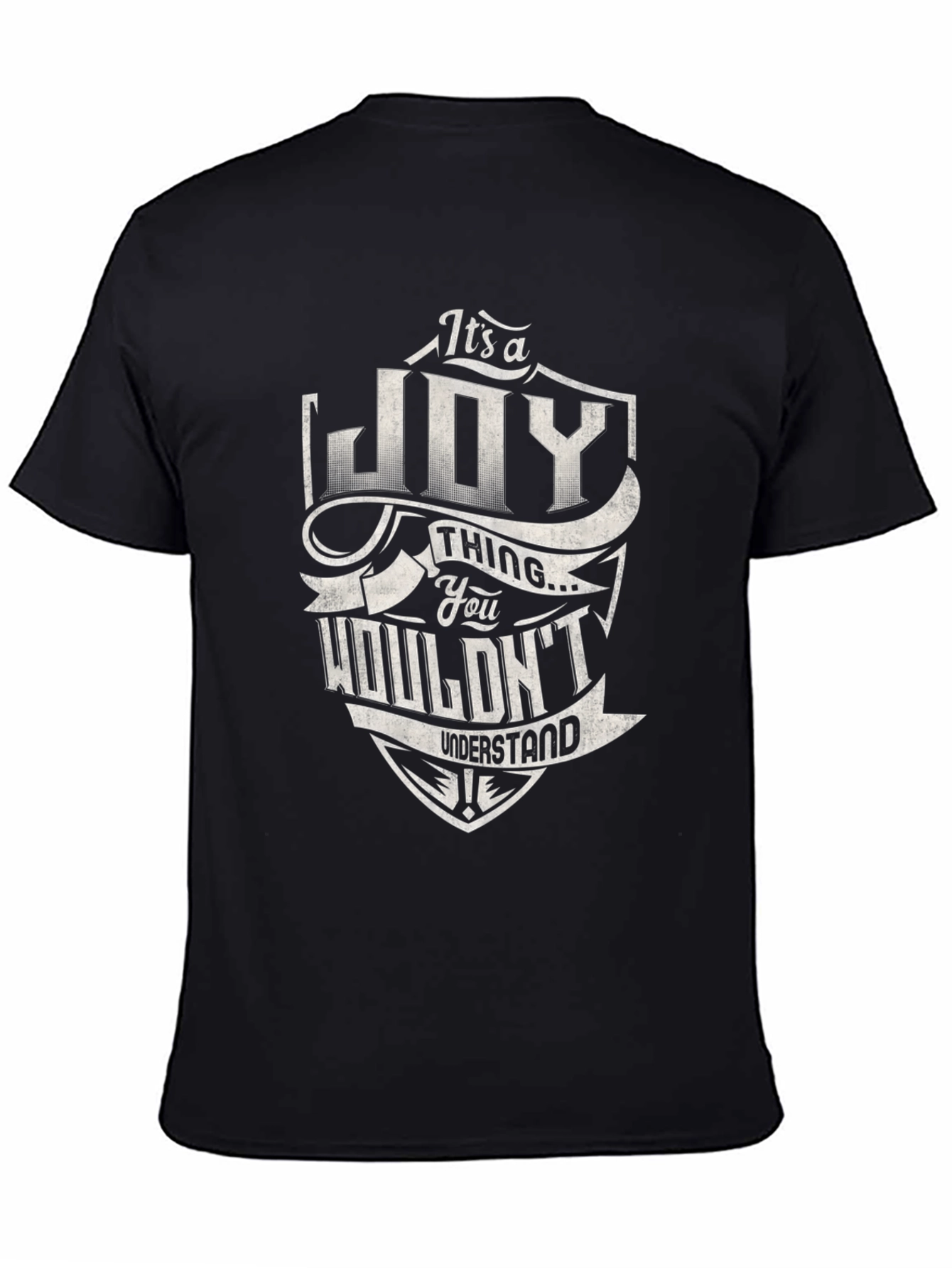 Black It's a Joy Thing Graphic T-Shirt view 4