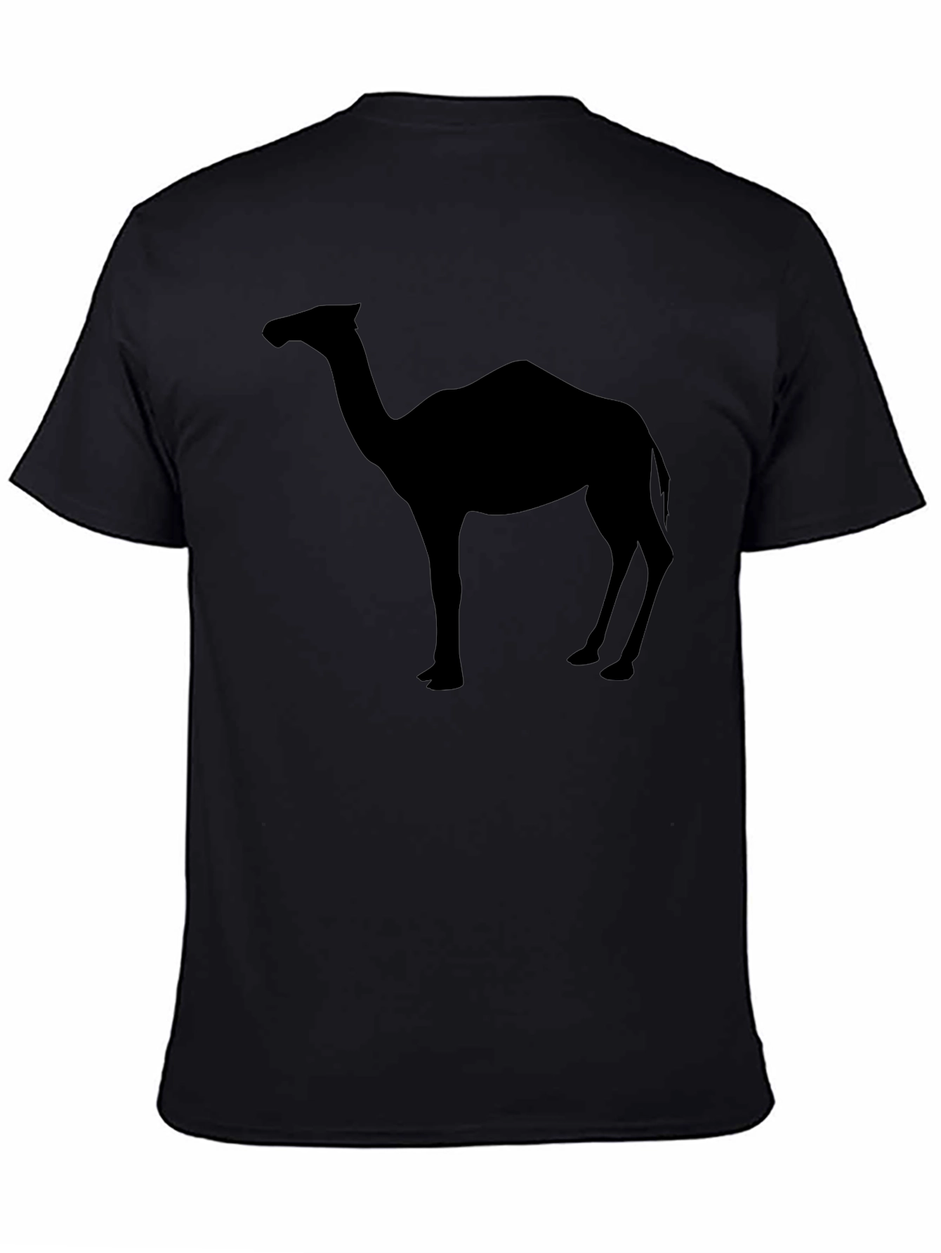 Black Camel Silhouette Graphic Tee - Black view 4