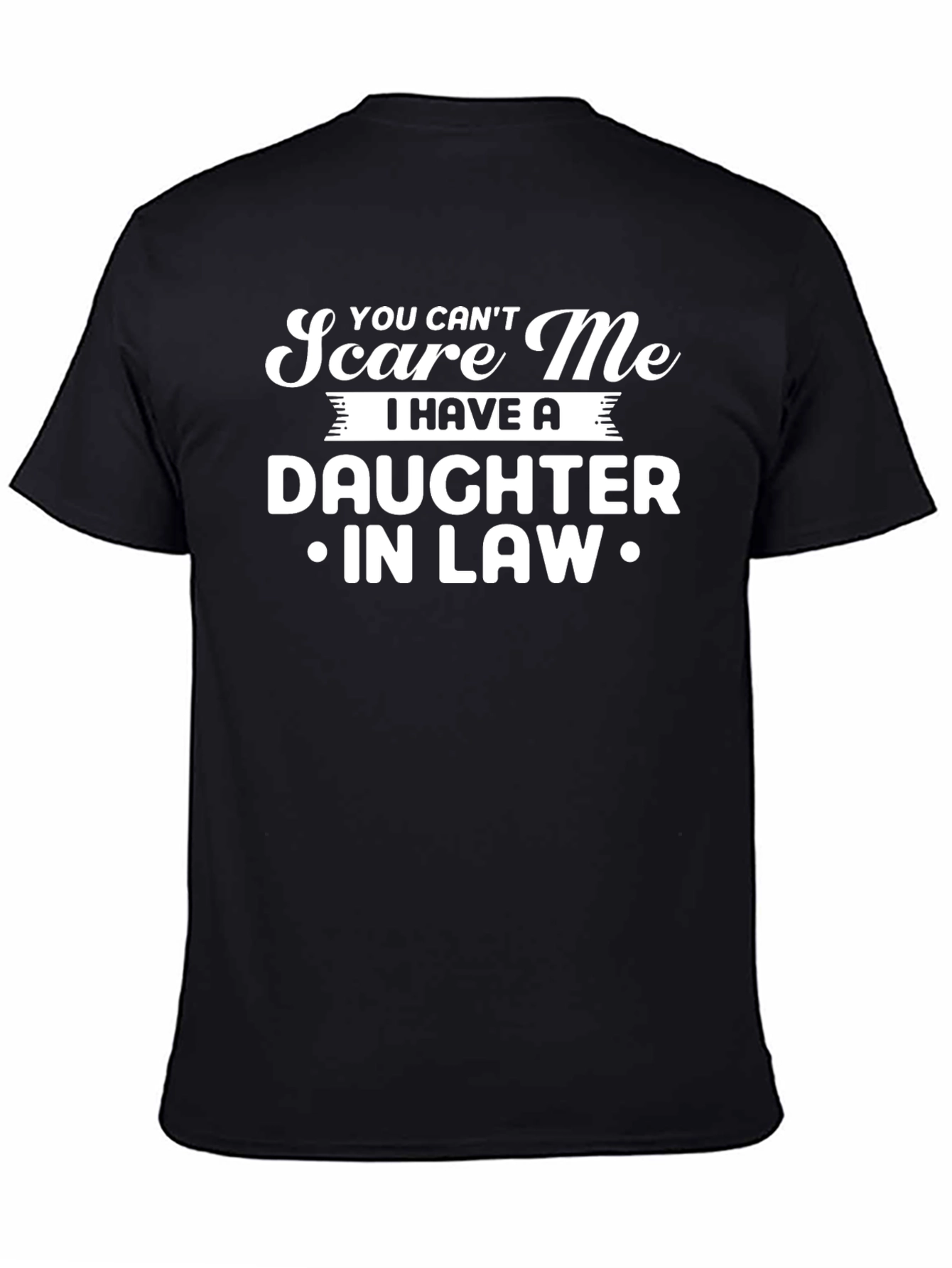Black Daughter In Law T-Shirt, Funny Dad Tee view 4