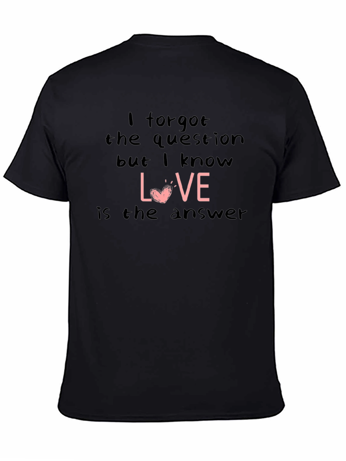Black Love is the Answer Graphic T-Shirt view 4