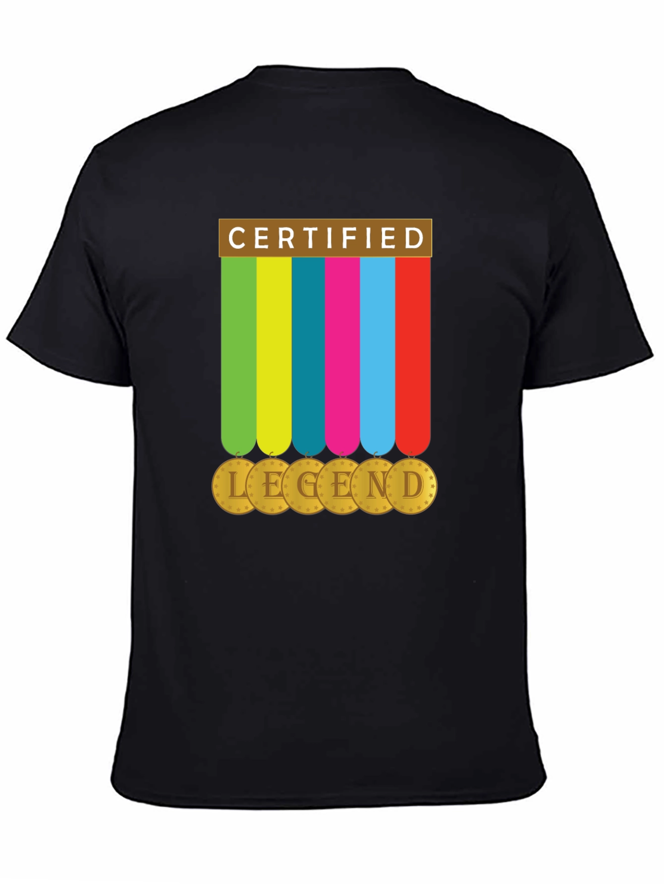 Black Certified Legend Graphic T-Shirt view 4