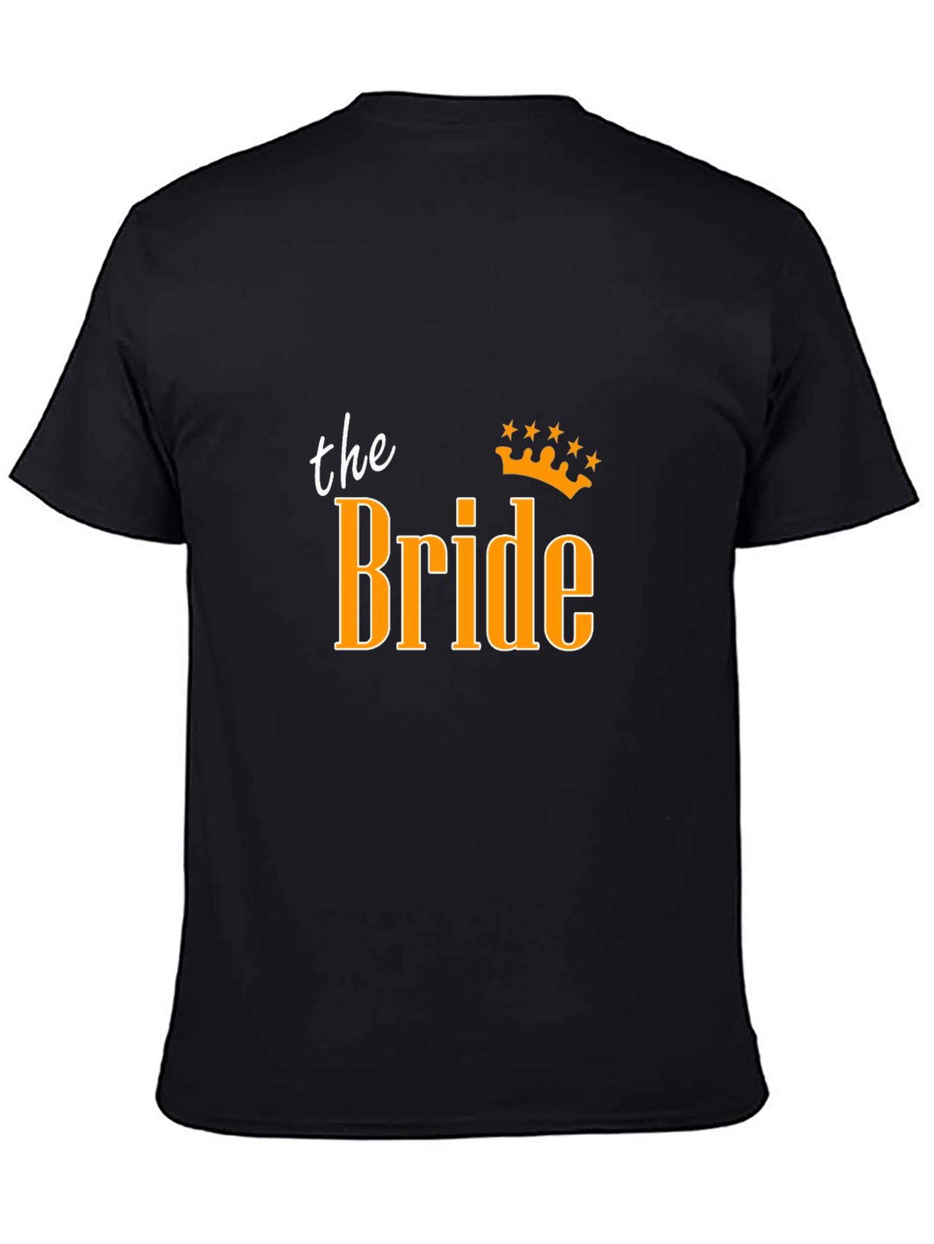 Black The Bride T-Shirt - Wedding Day Apparel view 4