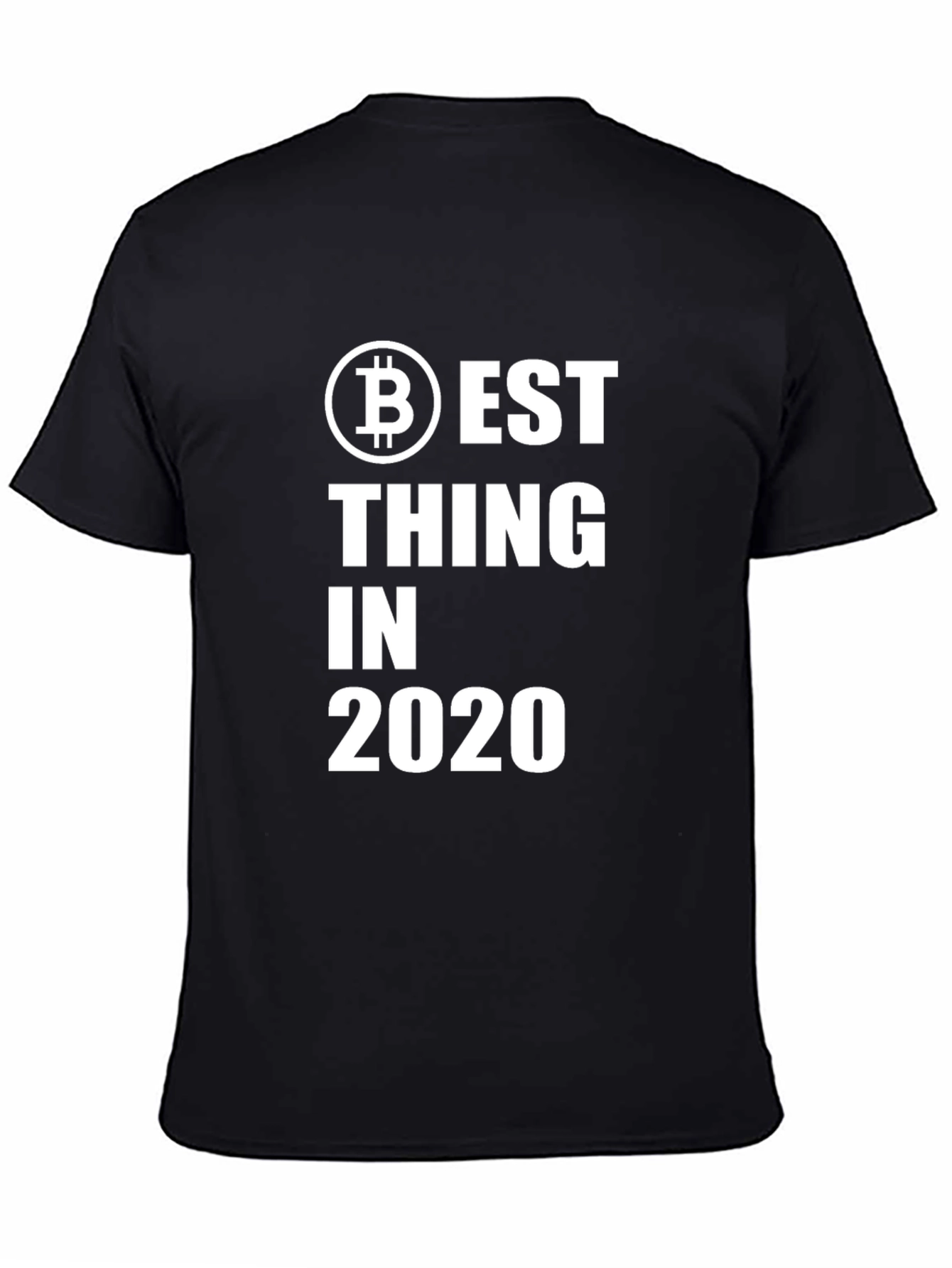 Black Bitcoin Best Thing in 2020 Black T-Shirt view 4