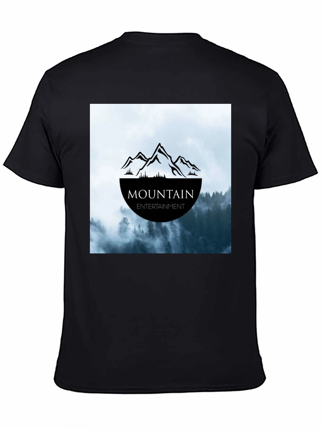 Black Mountain Entertainment Graphic T-Shirt - Classic Black Tee view 4