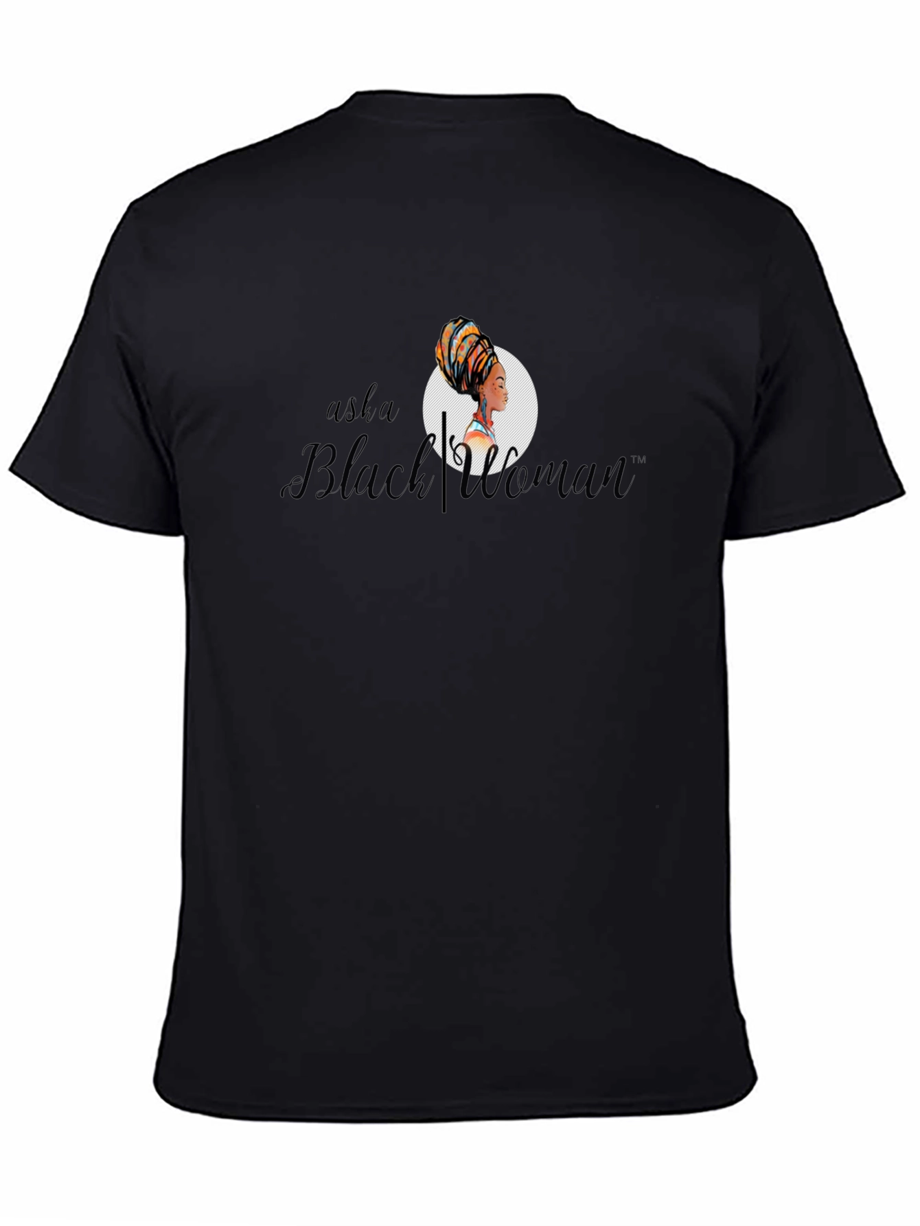 Asha Black Woman T-Shirt - 4