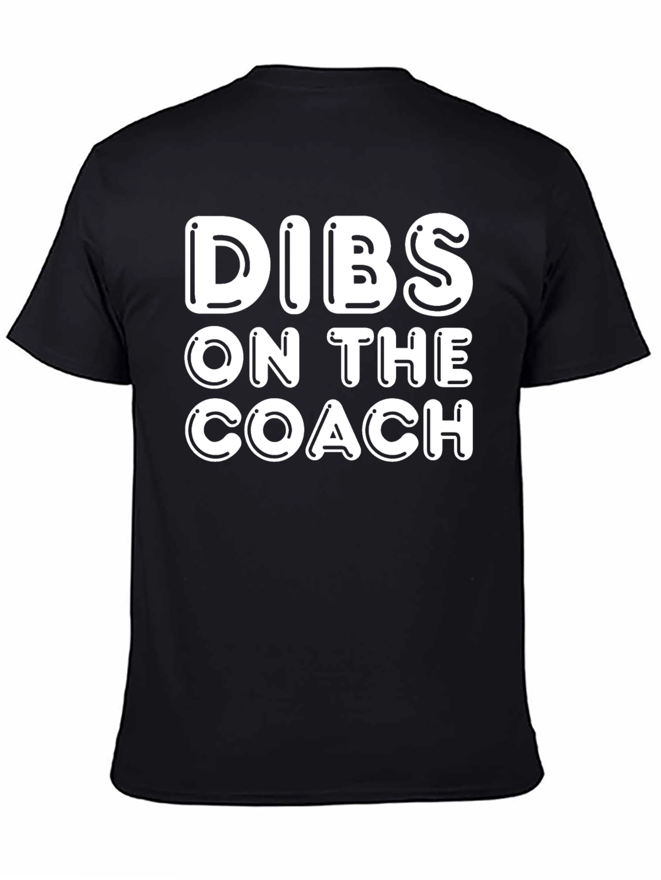 Black Dibs on the Coach T-Shirt - Novelty Apparel view 4