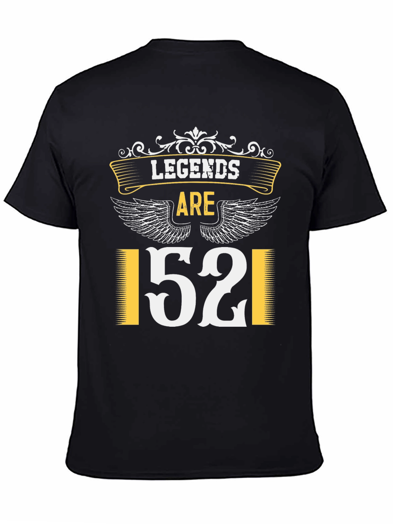 Black Legends Are 52 T-Shirt view 4