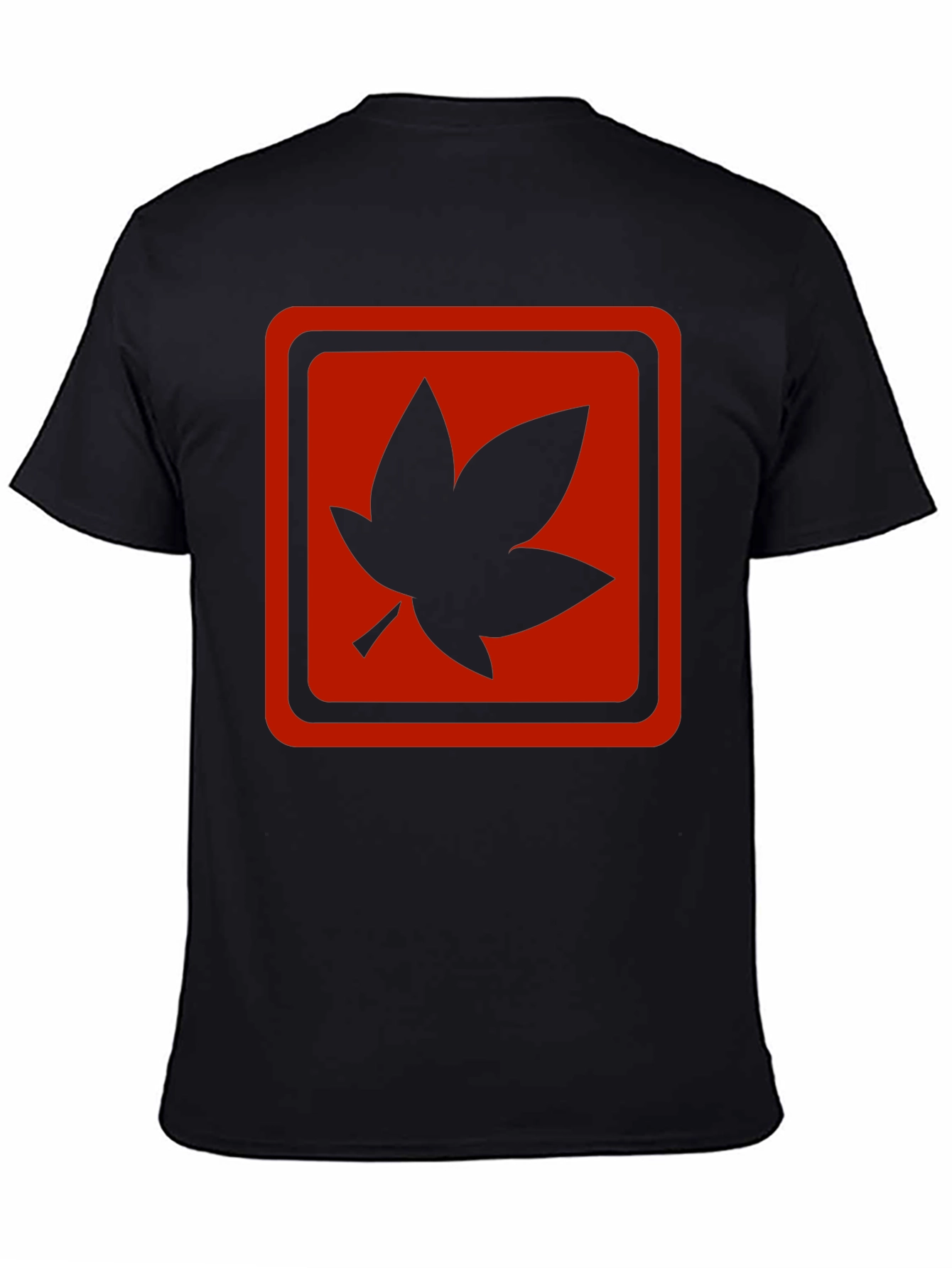 Maple Leaf Graphic T-Shirt - Black - 4