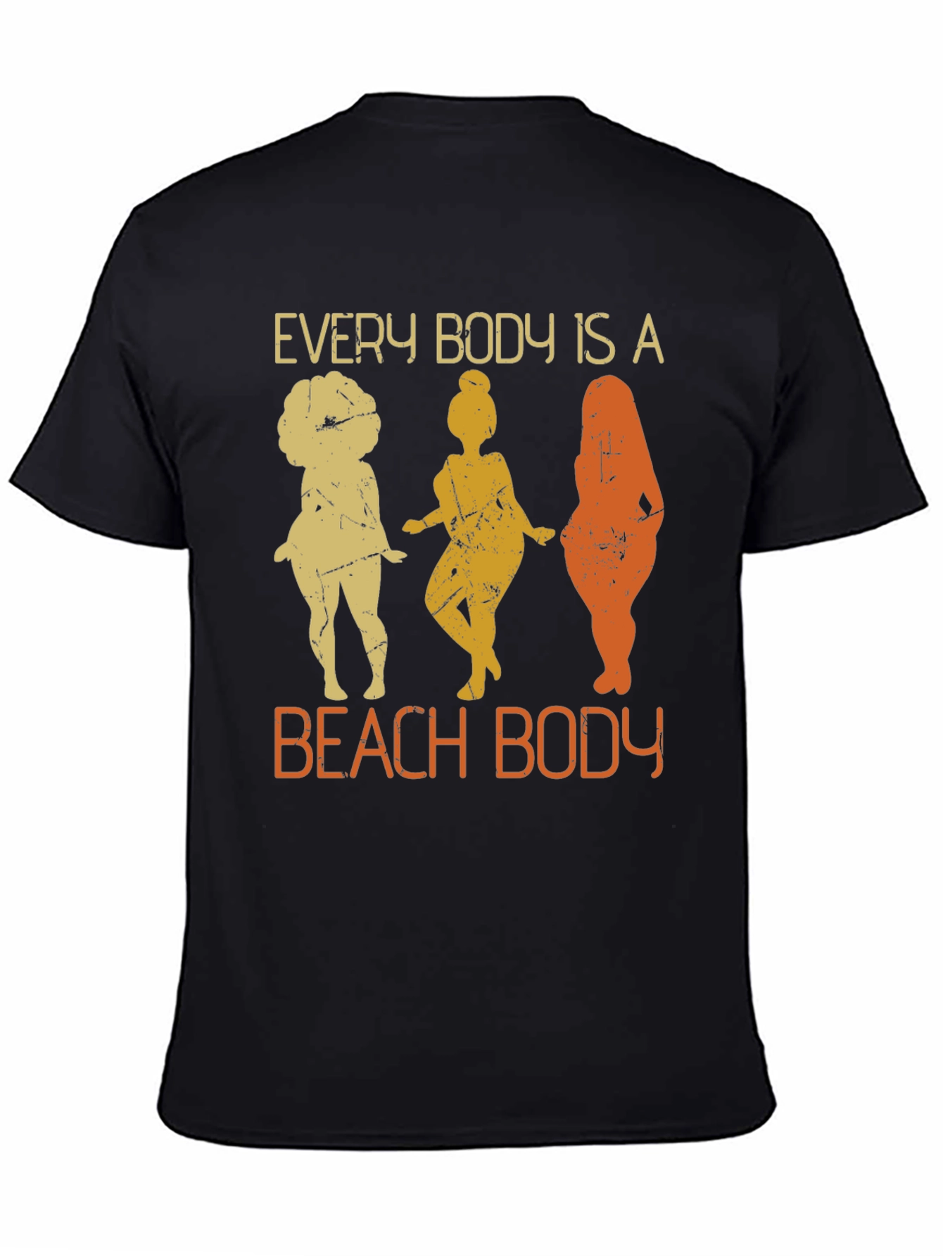 Body Positive Graphic Tee: Every Body is a Beach Body - 4