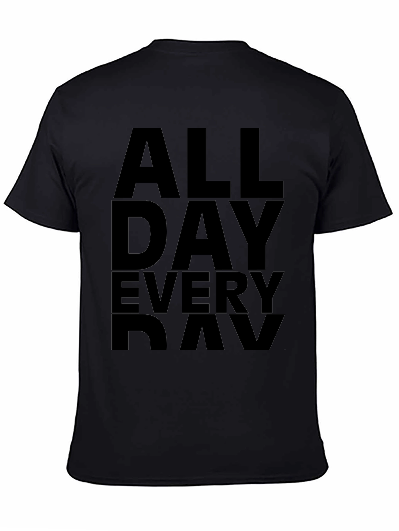 Black All Day Every Day Black Graphic Tee view 4