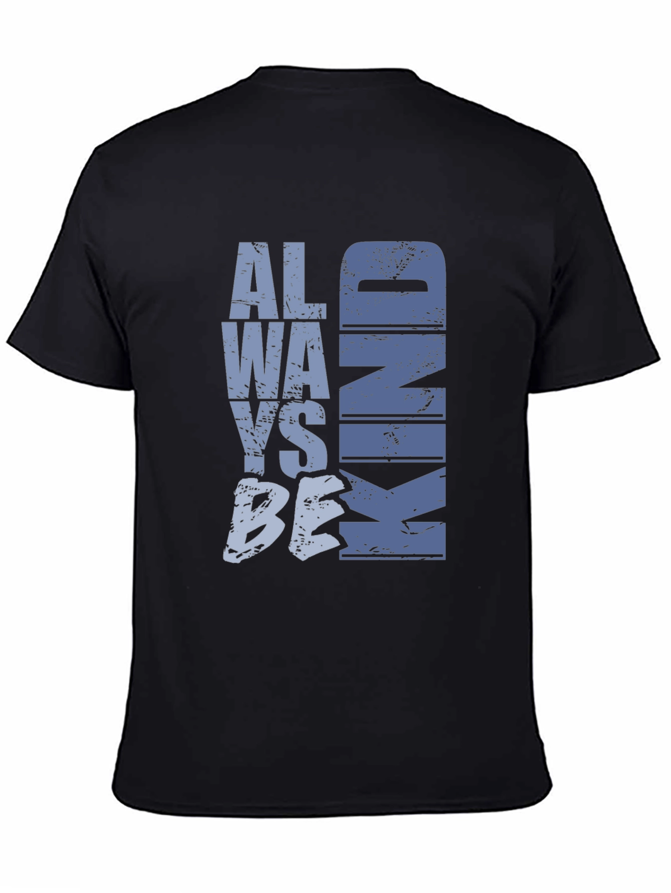 Black Always Be Kind Graphic Tee - Stylish Comfort view 4