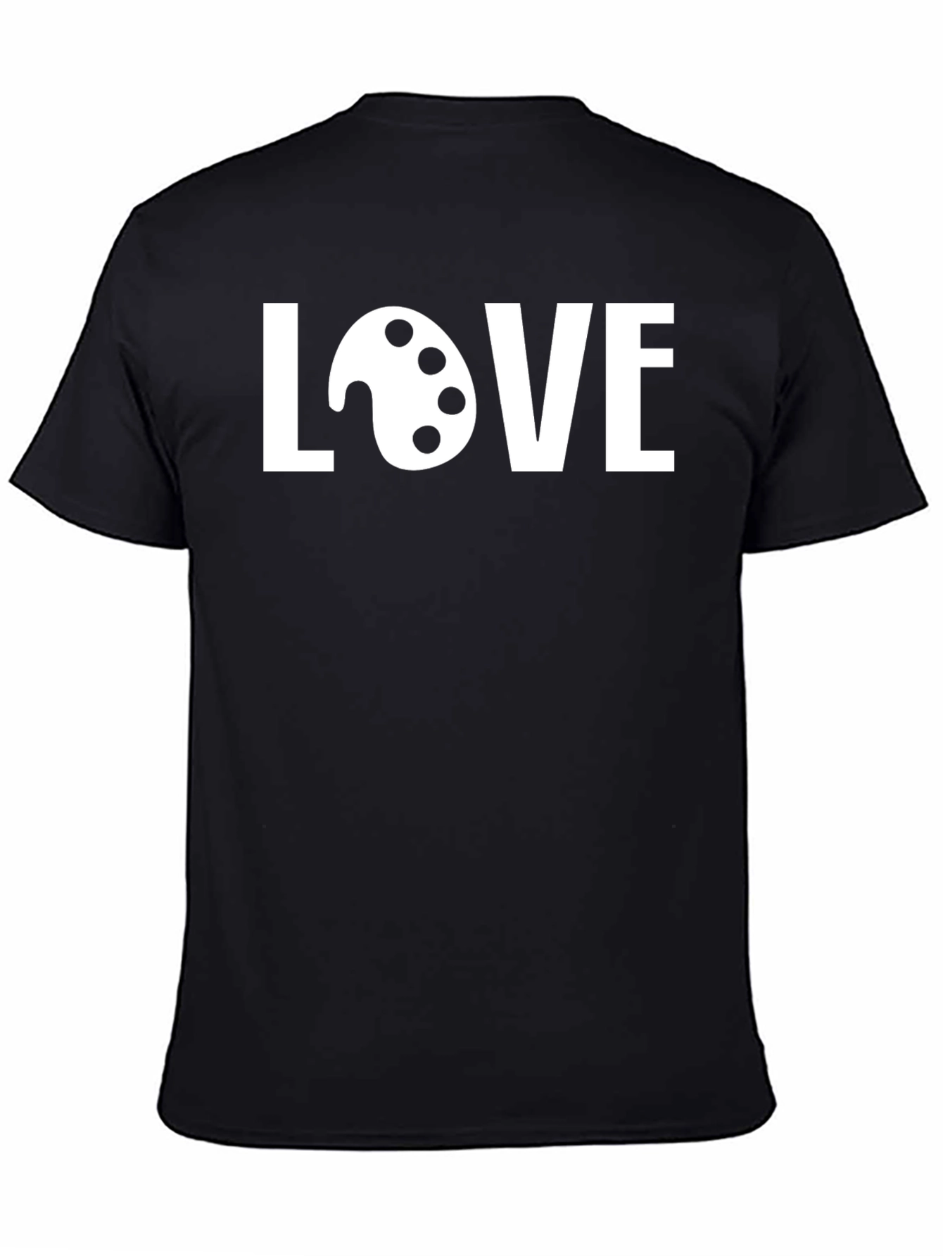 Black Painter's Love Graphic Tee view 4