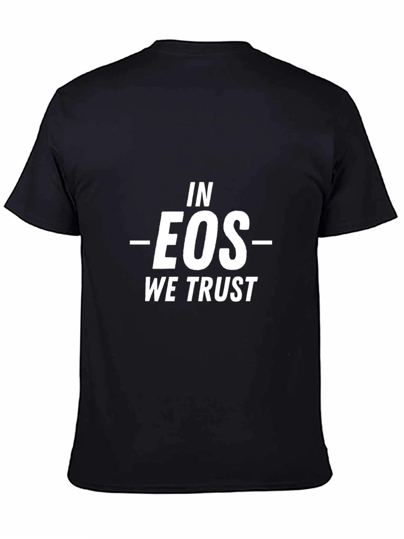 Black In EOS We Trust Graphic T-Shirt - Soft Cotton Blend view 4