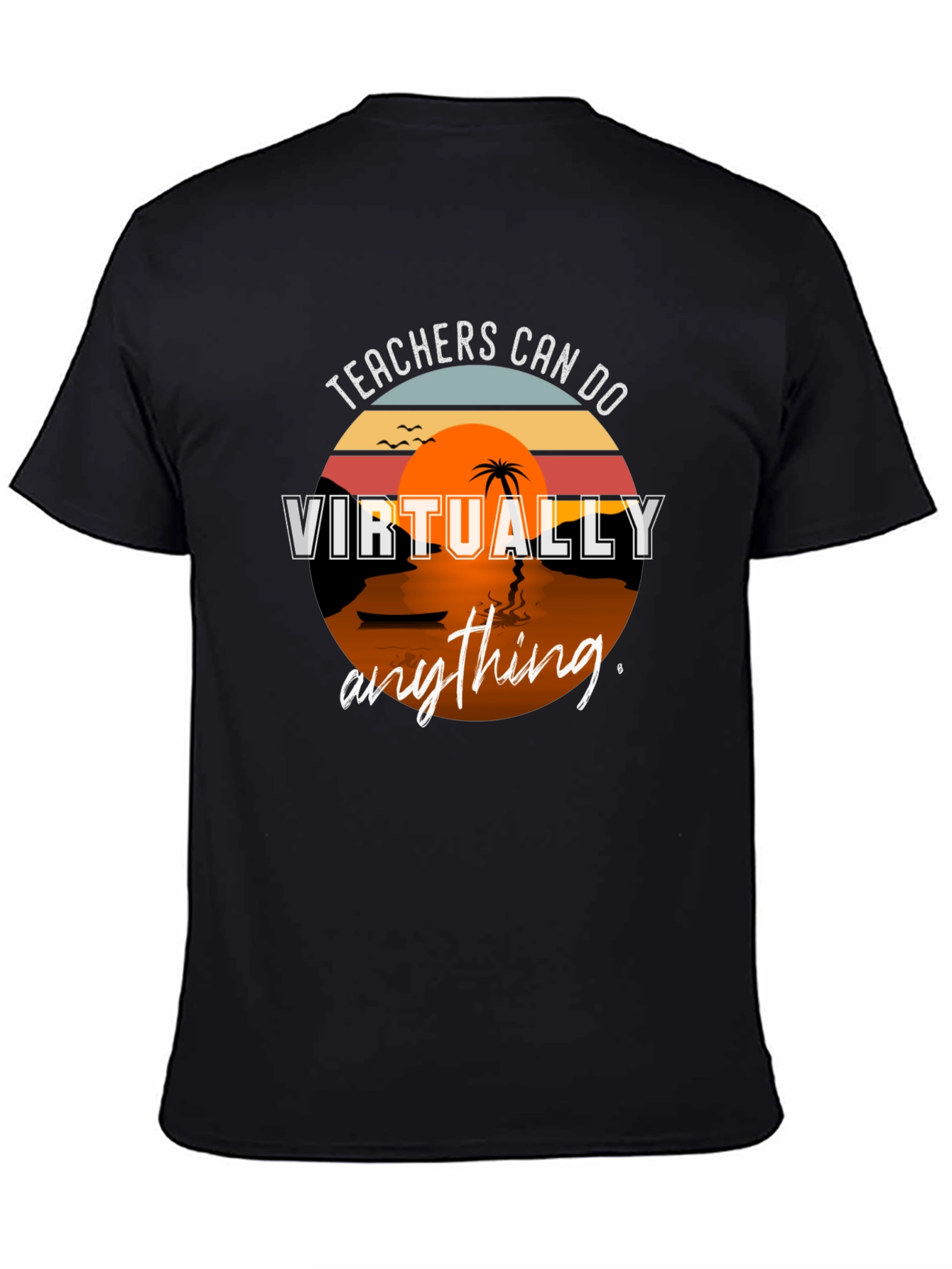 Black Teachers Can Do Virtually Anything T-Shirt view 4