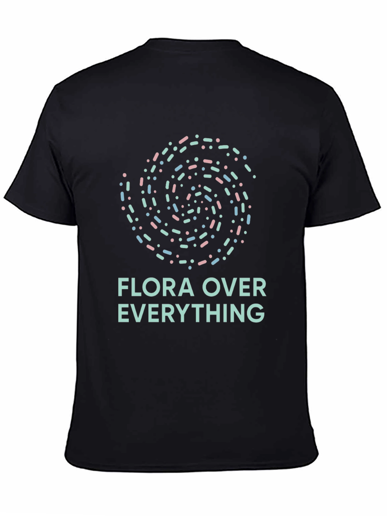 Black Flora Over Everything Black Graphic Tee view 4