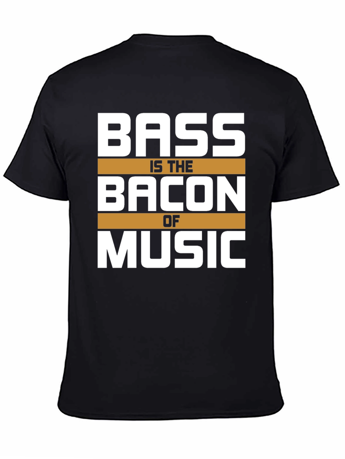 Black Bass is the Bacon of Music T-Shirt view 4