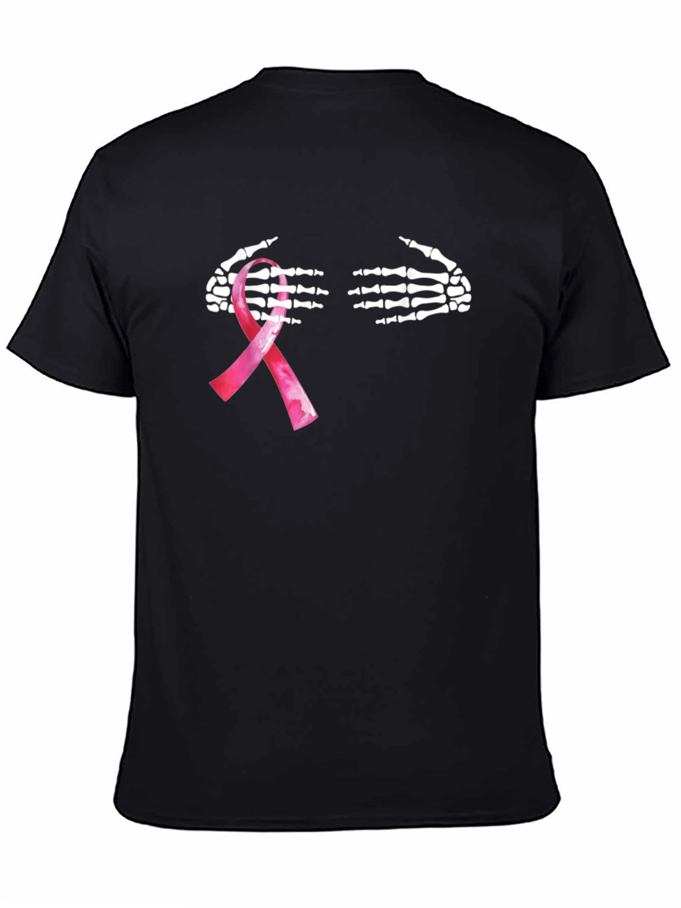 Black Breast Cancer Awareness T-Shirt view 4