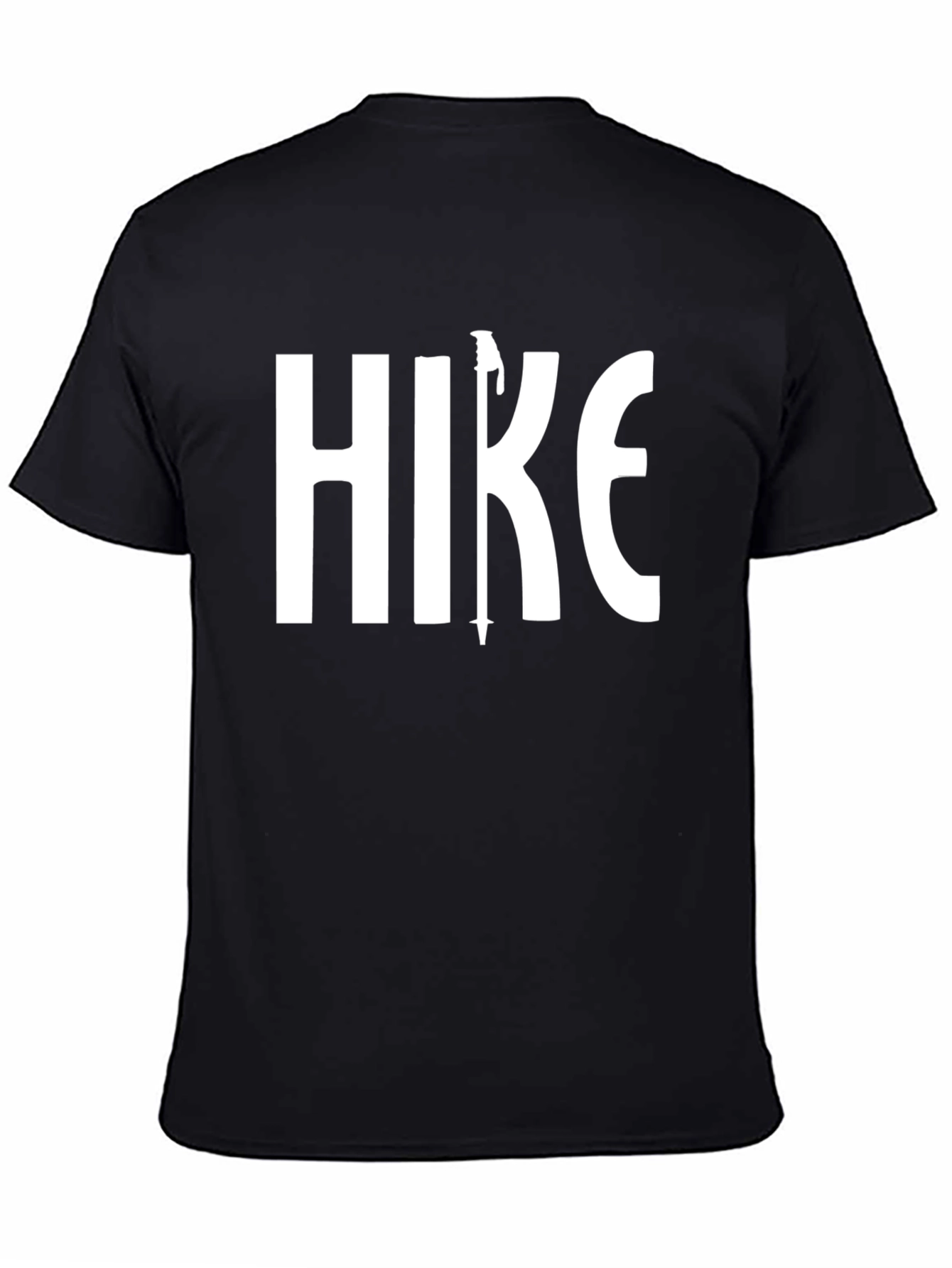 Black Hike Graphic Tee - Adventure T-Shirt view 4