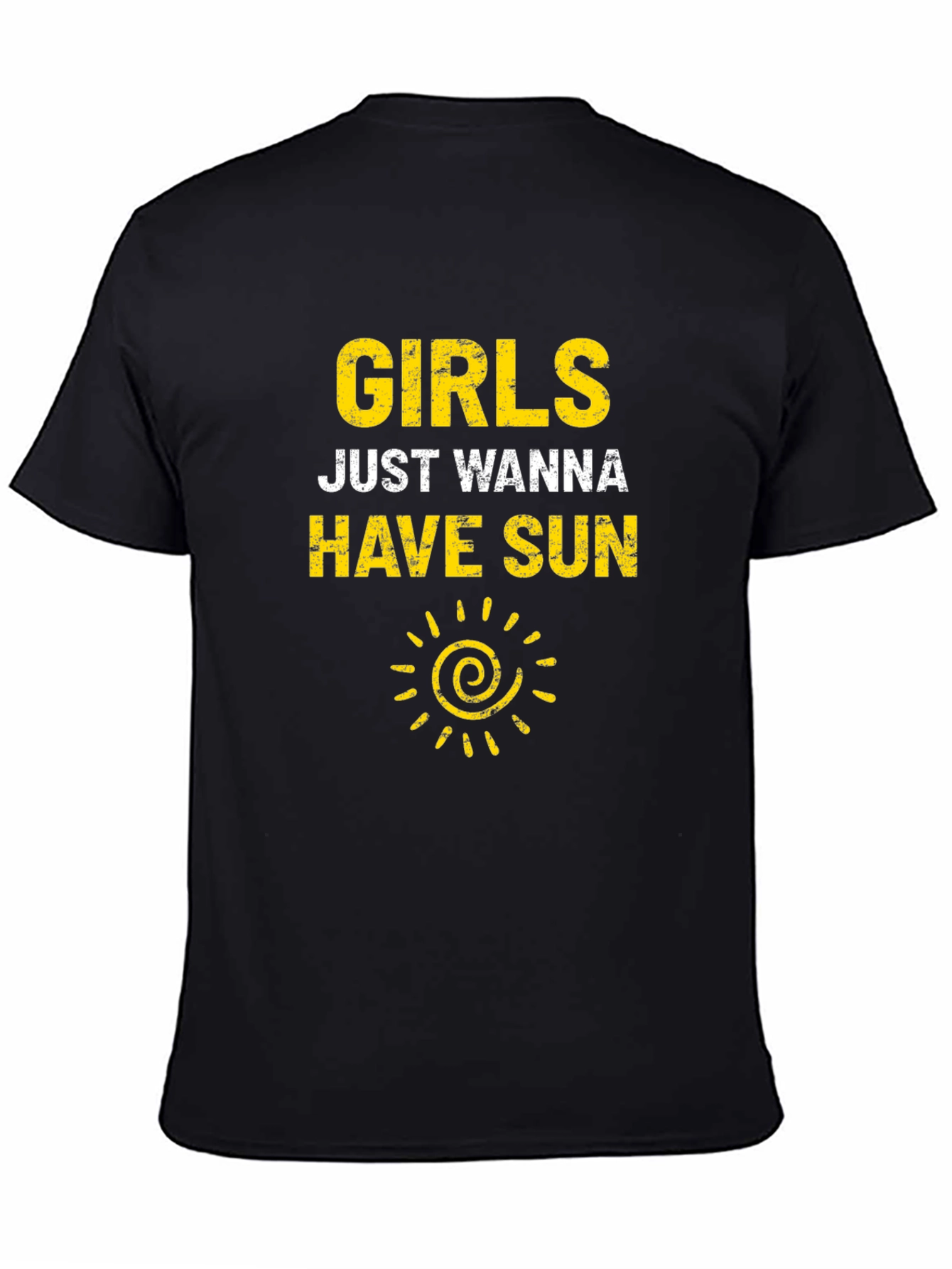Black Girls Just Wanna Have Sun T-Shirt view 4