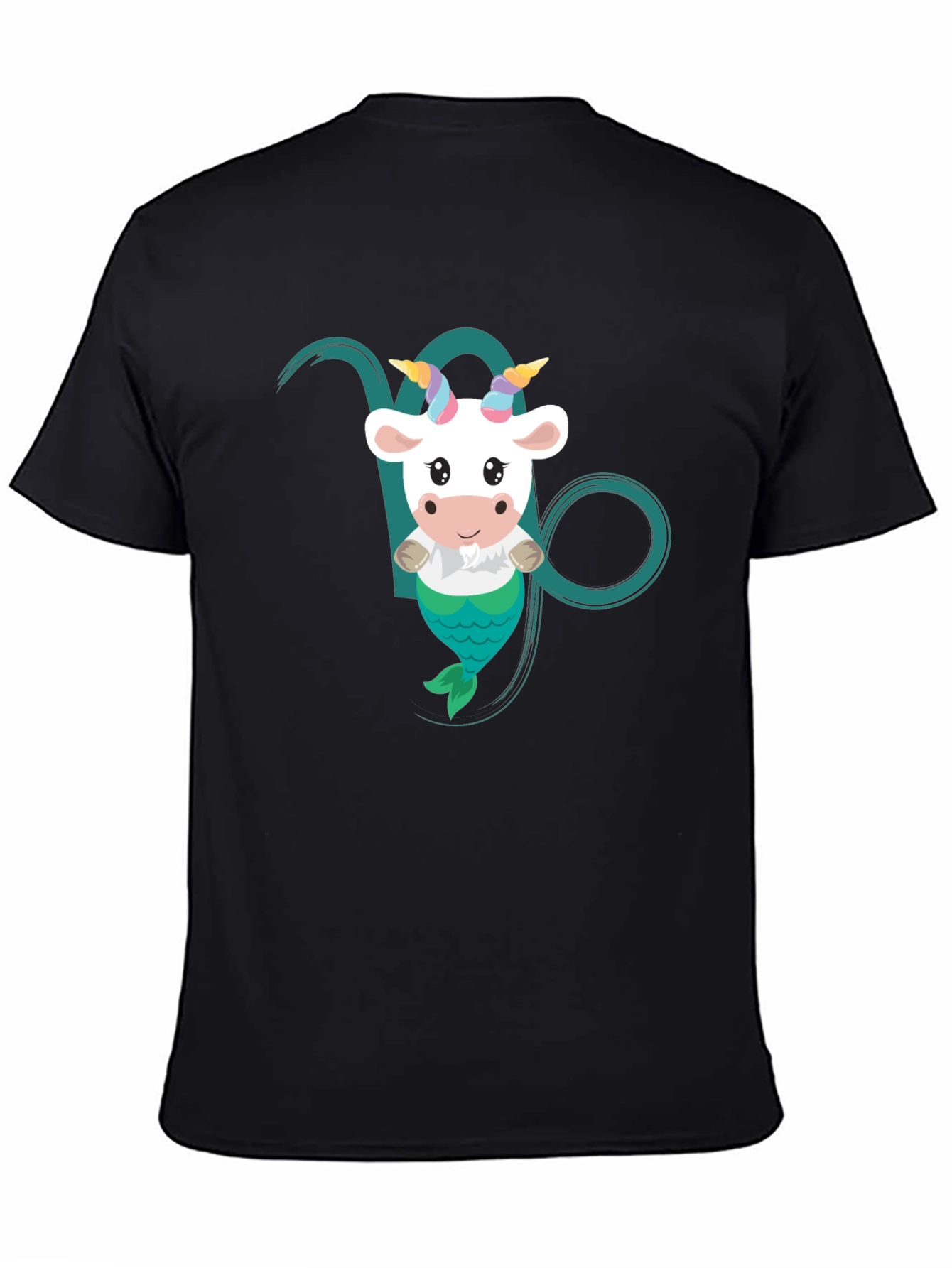 Capricorn Mermaid Goat T-Shirt - 4