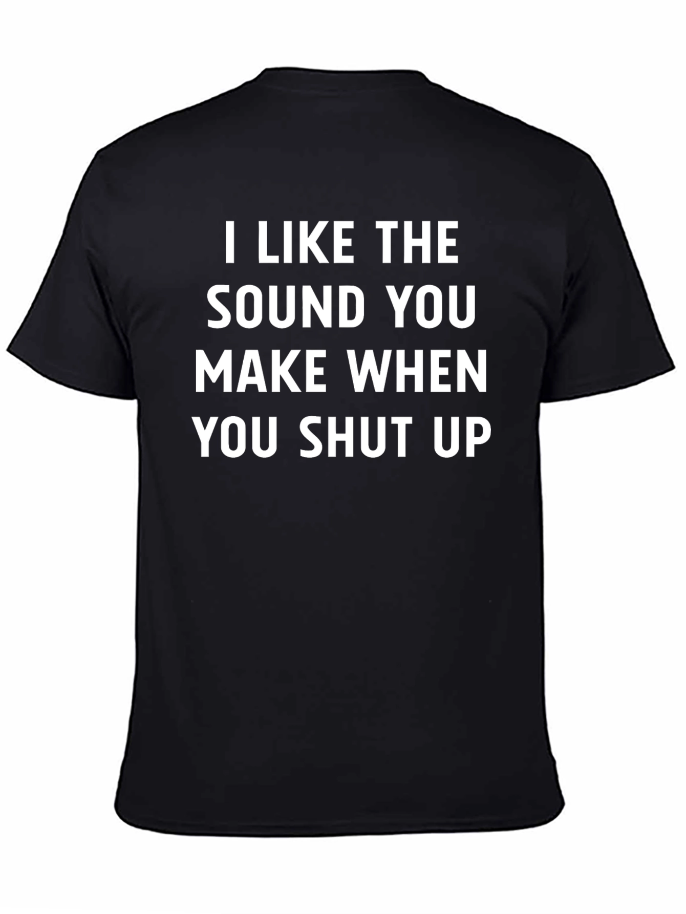 Black Funny Sarcastic Statement T-Shirt view 4