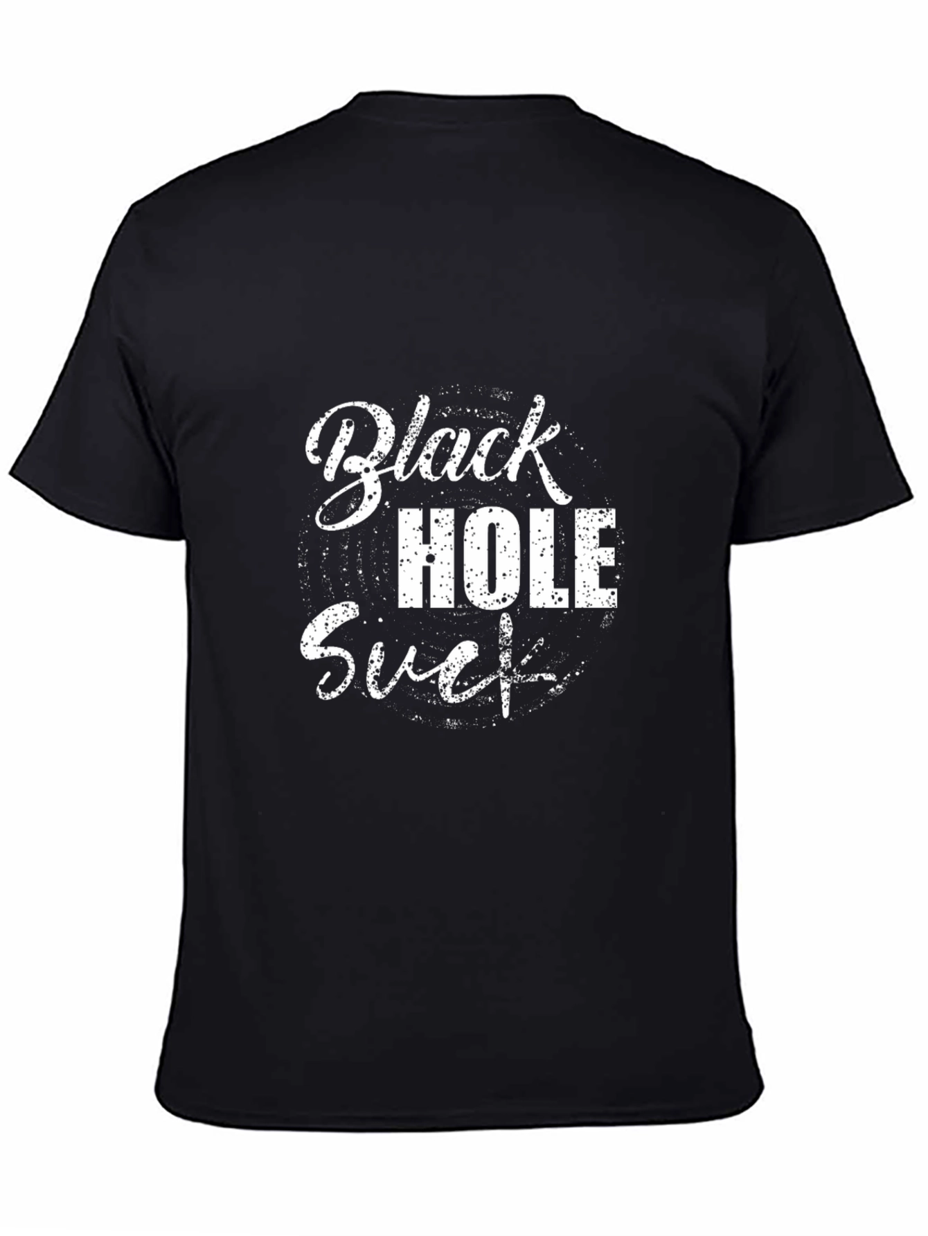 Black Black Hole Sucks Graphic T-Shirt view 4