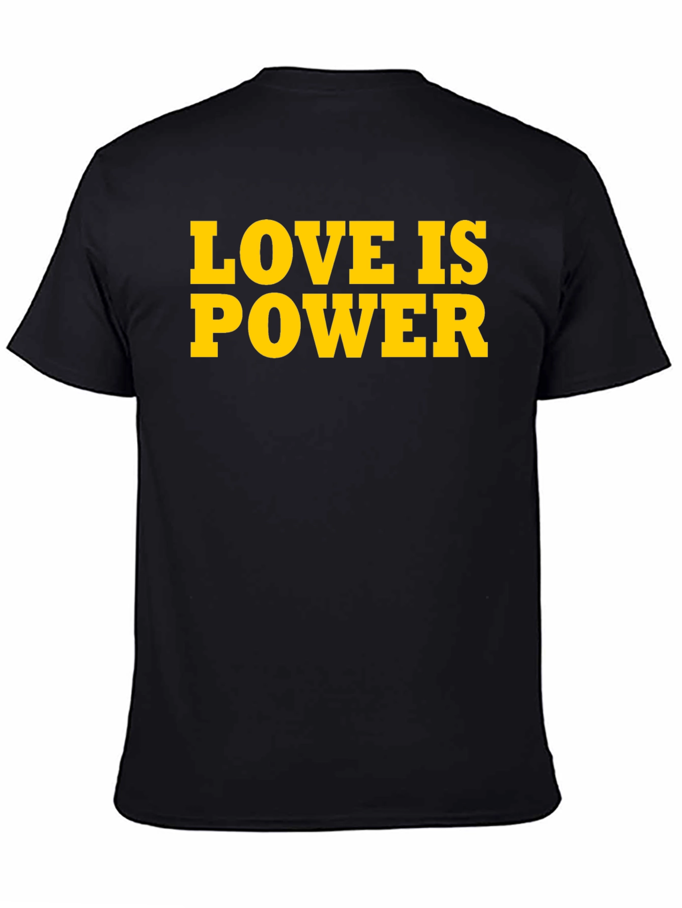 Black Love Is Power T-Shirt - Bold Statement Tee view 4