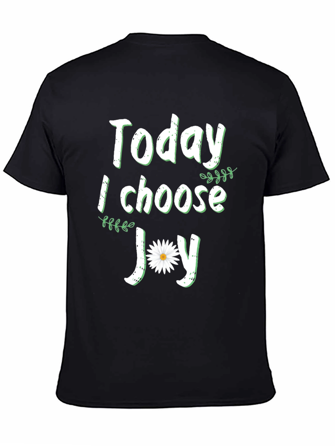 Black Today I Choose Joy Graphic T-Shirt view 4