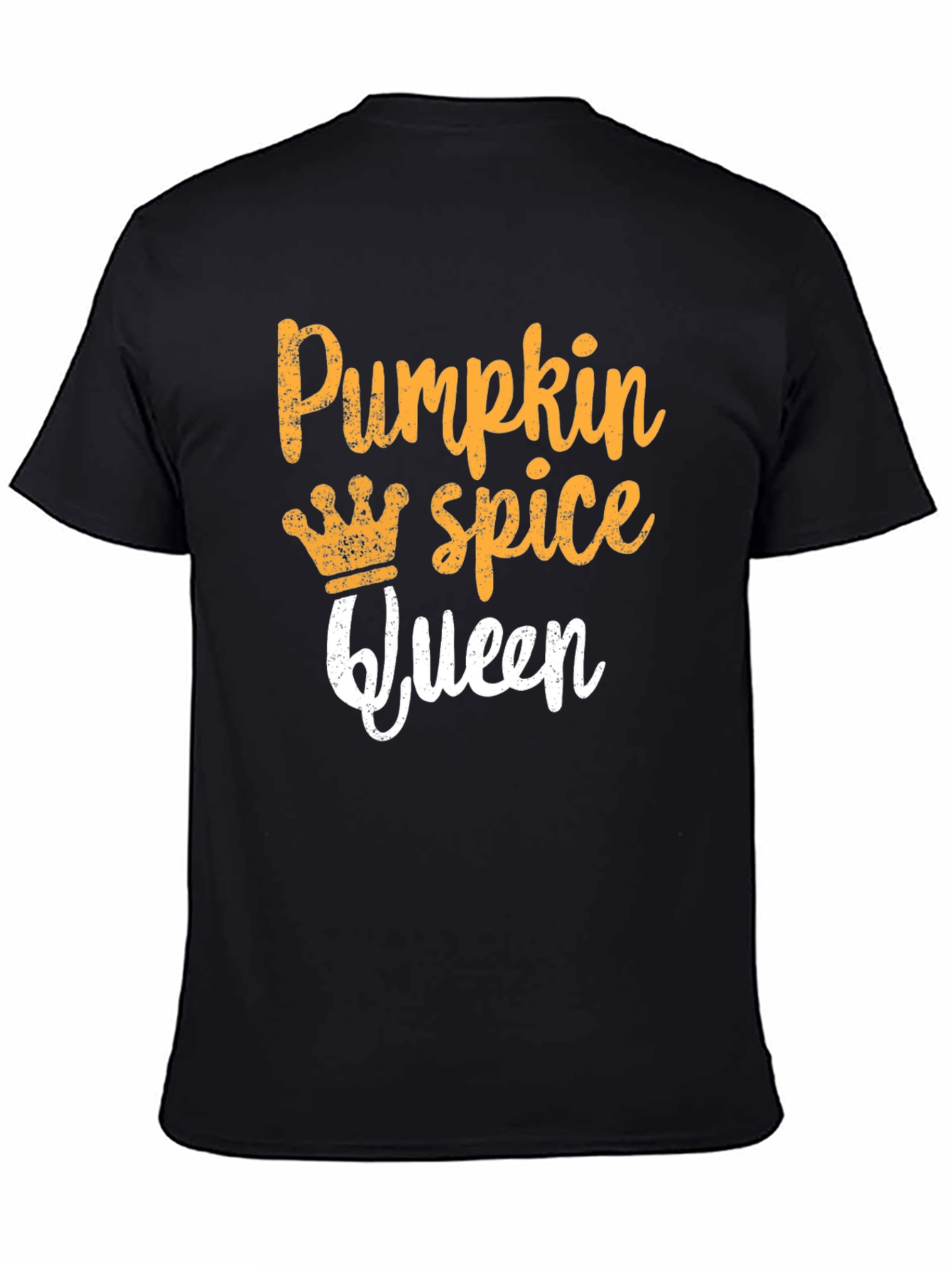 Black Pumpkin Spice Queen Graphic Tee view 4