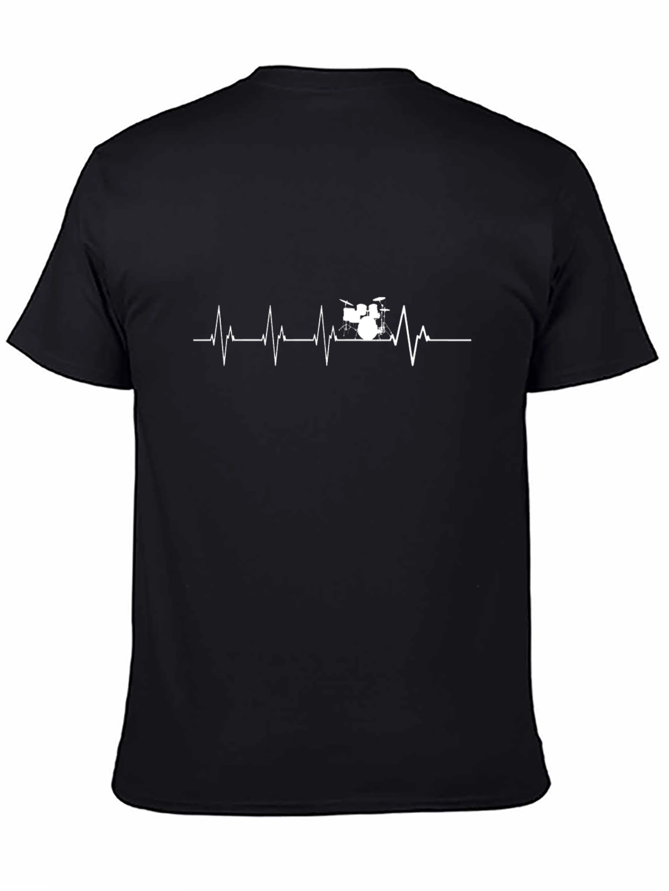 Drumbeat Heartbeat Black T-Shirt - 4